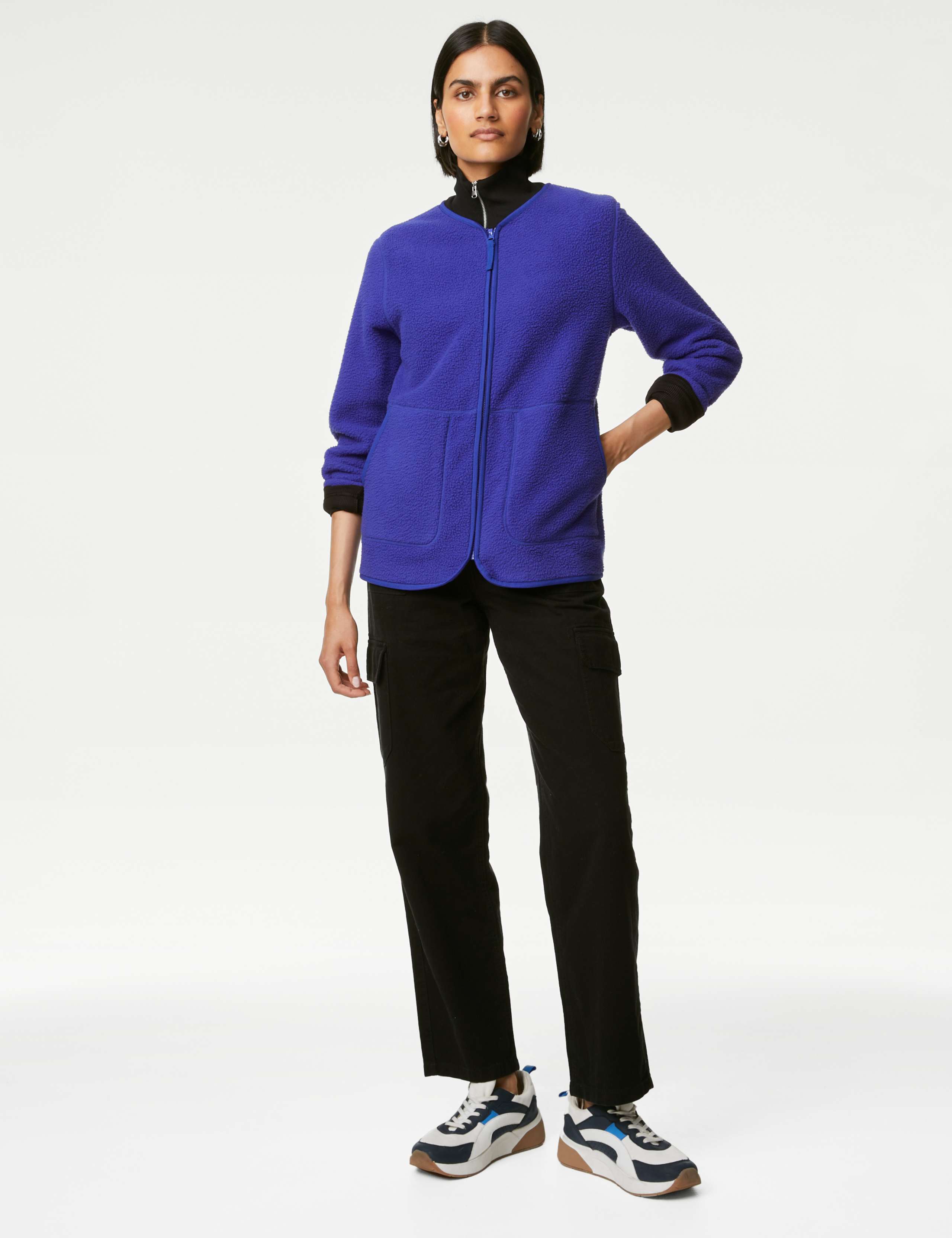 Fleece Zip Up Jacket 1 of 5
