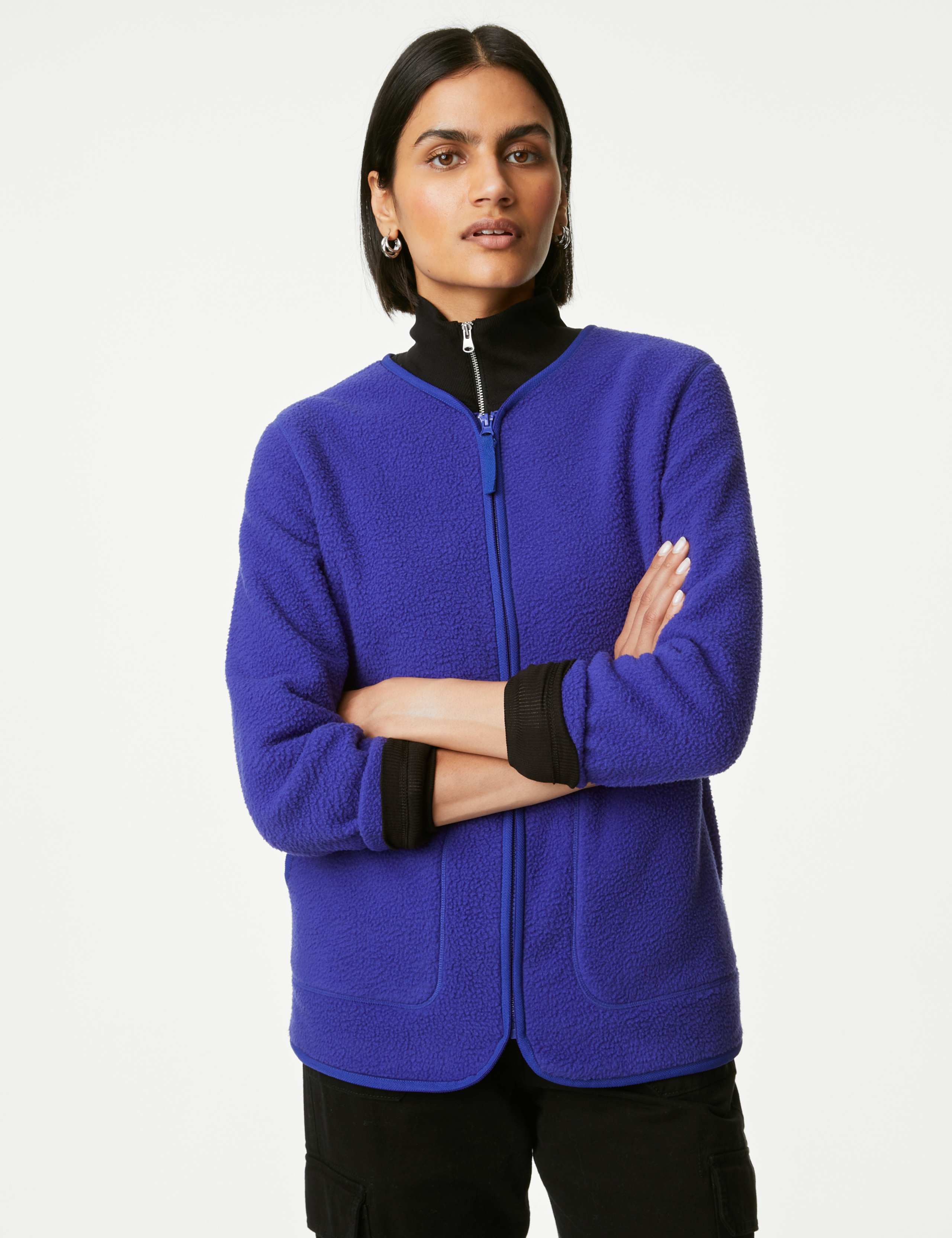 Fleece Zip Up Jacket 3 of 5