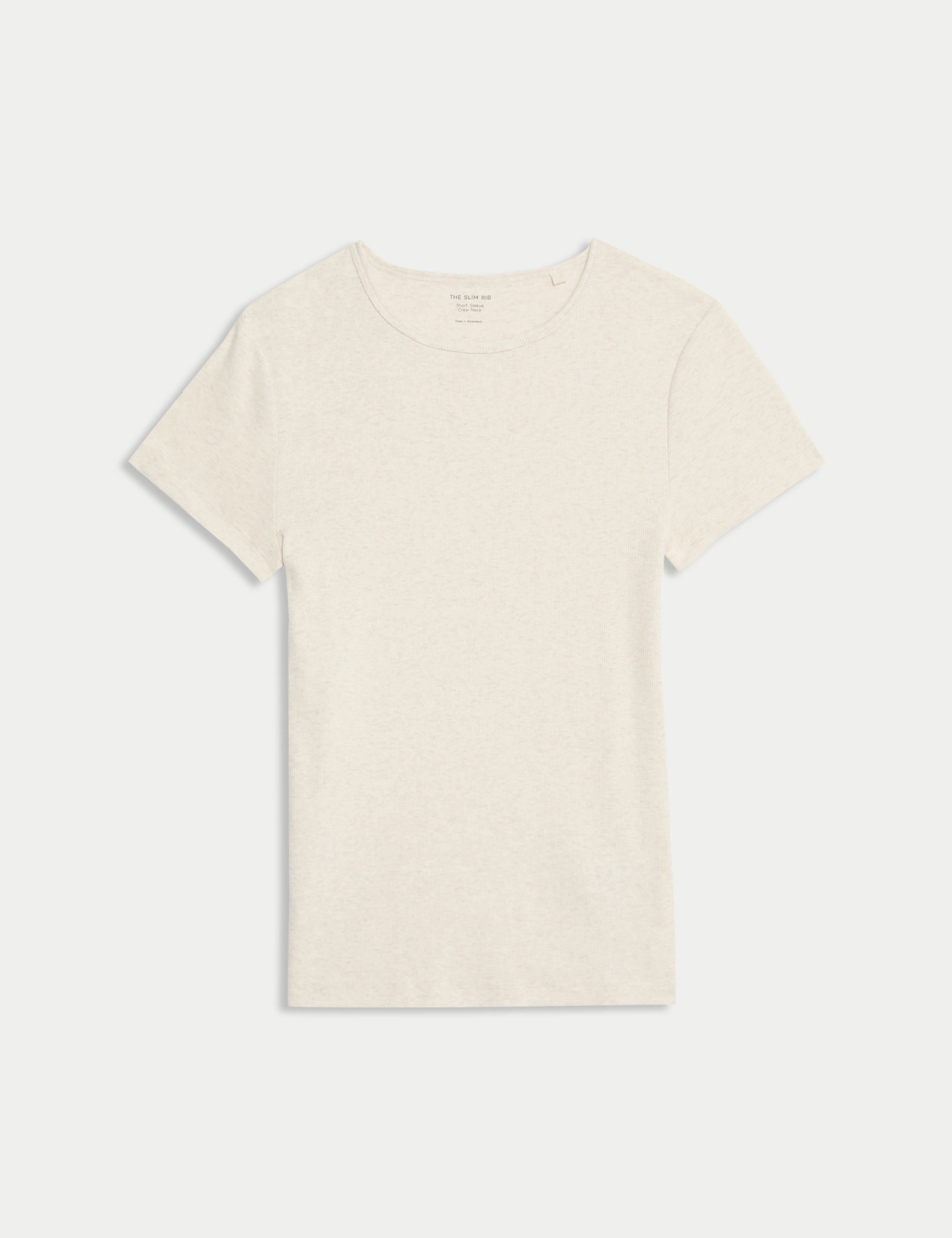 Cotton Rich Ribbed Slim Fit T-Shirt 1 of 1