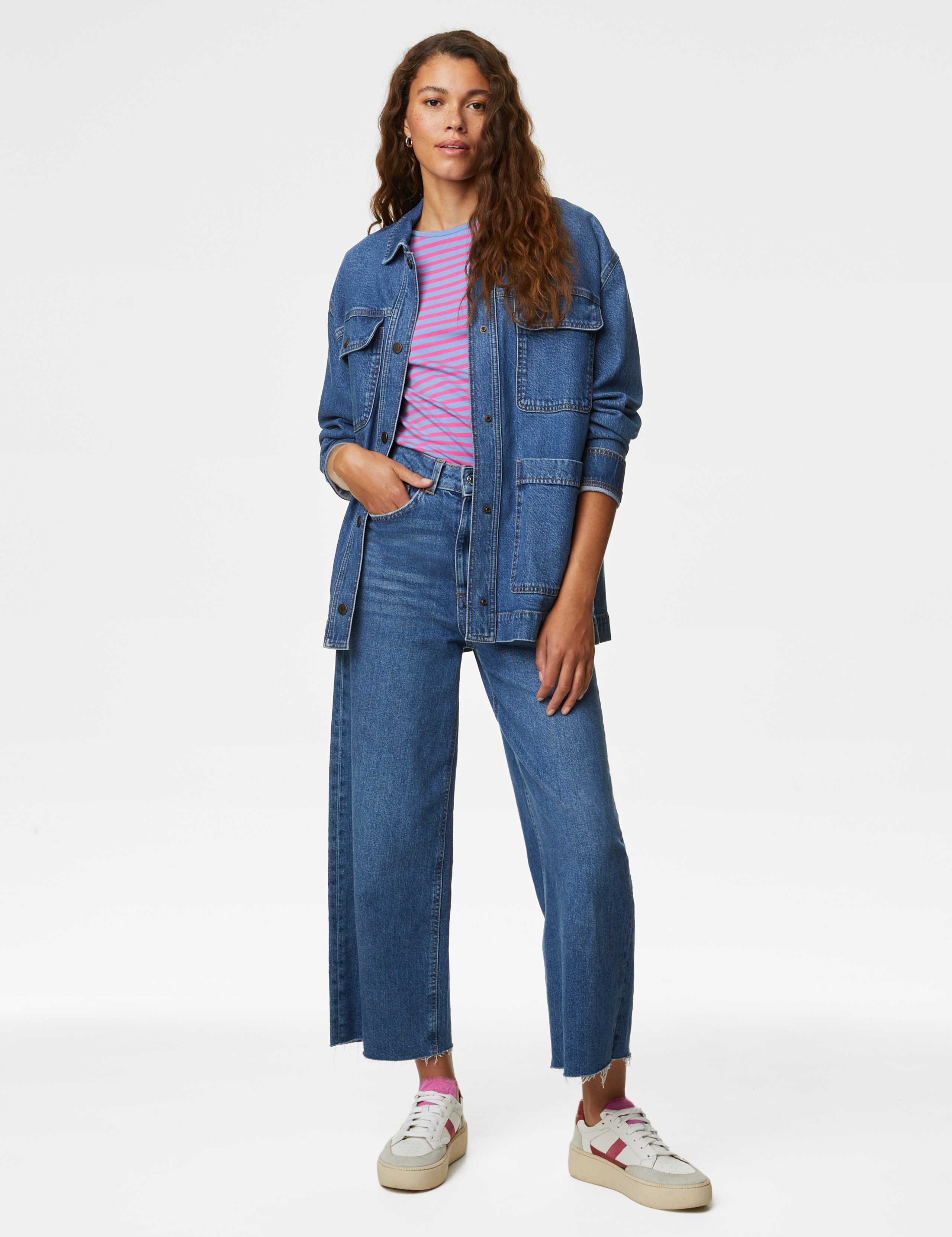 Cotton Rich Striped Slim Fit T-Shirt 3 of 5