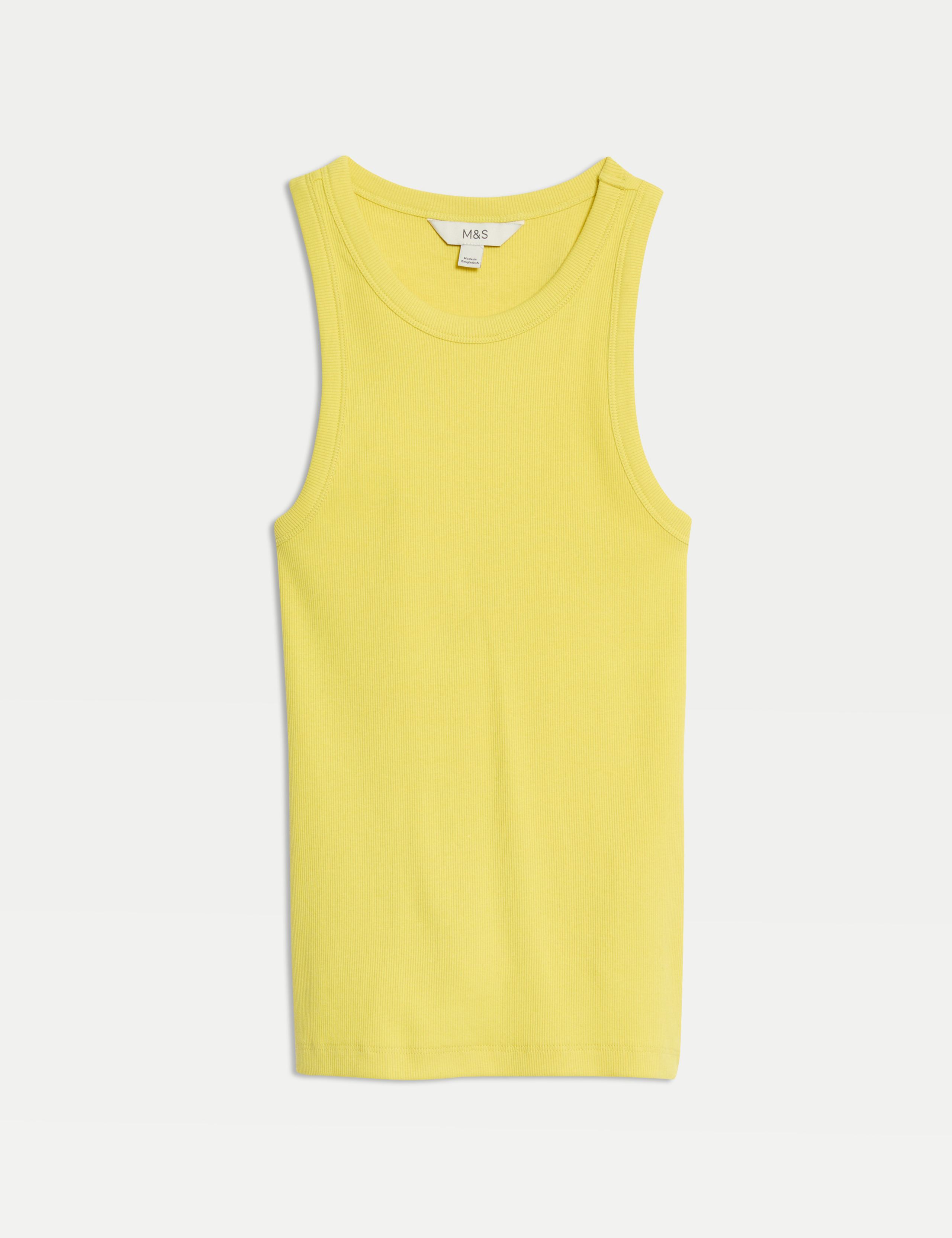 Cotton Rich Ribbed Racer Back Vest 2 of 6