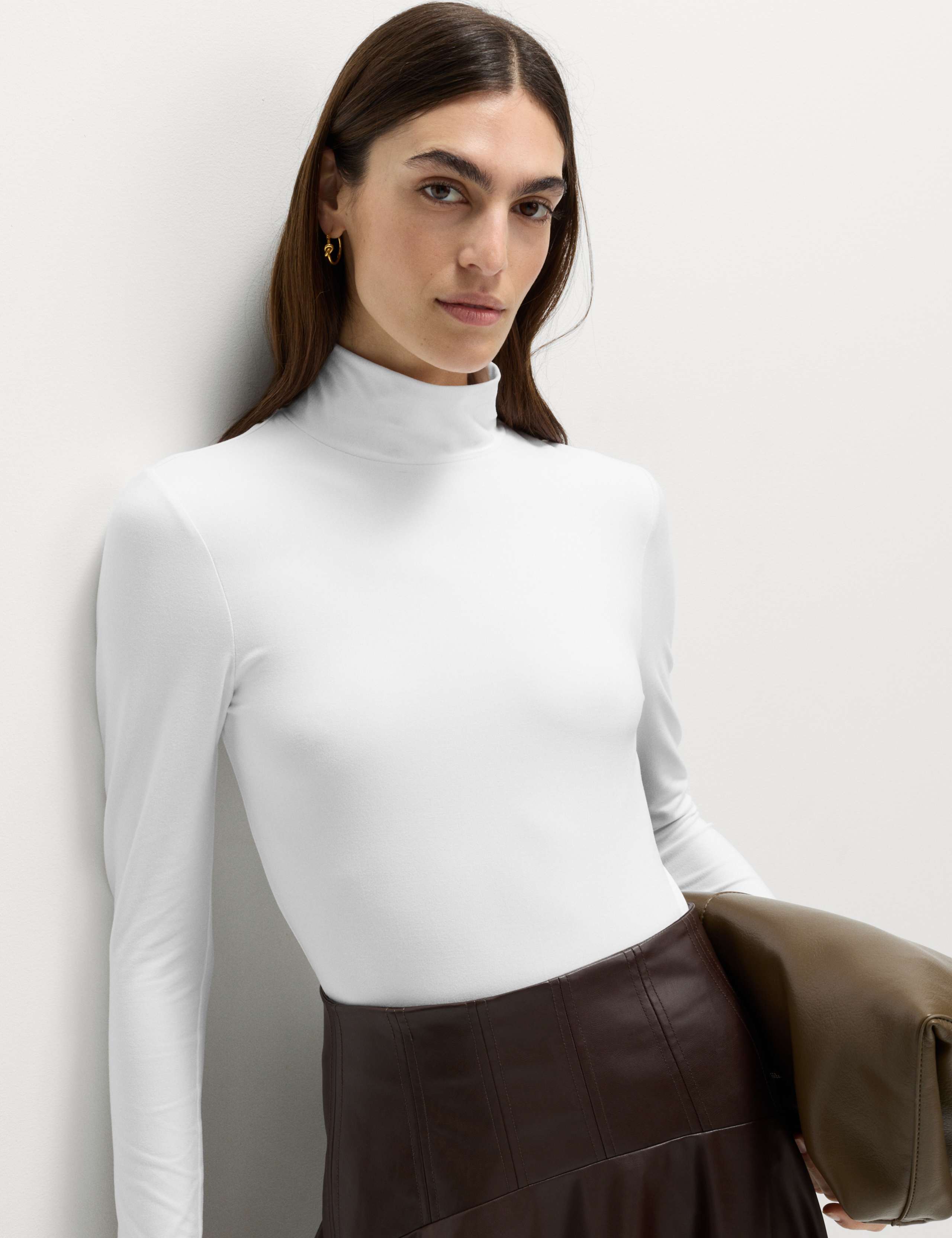 Funnel Neck Second Skin Top 3 of 4