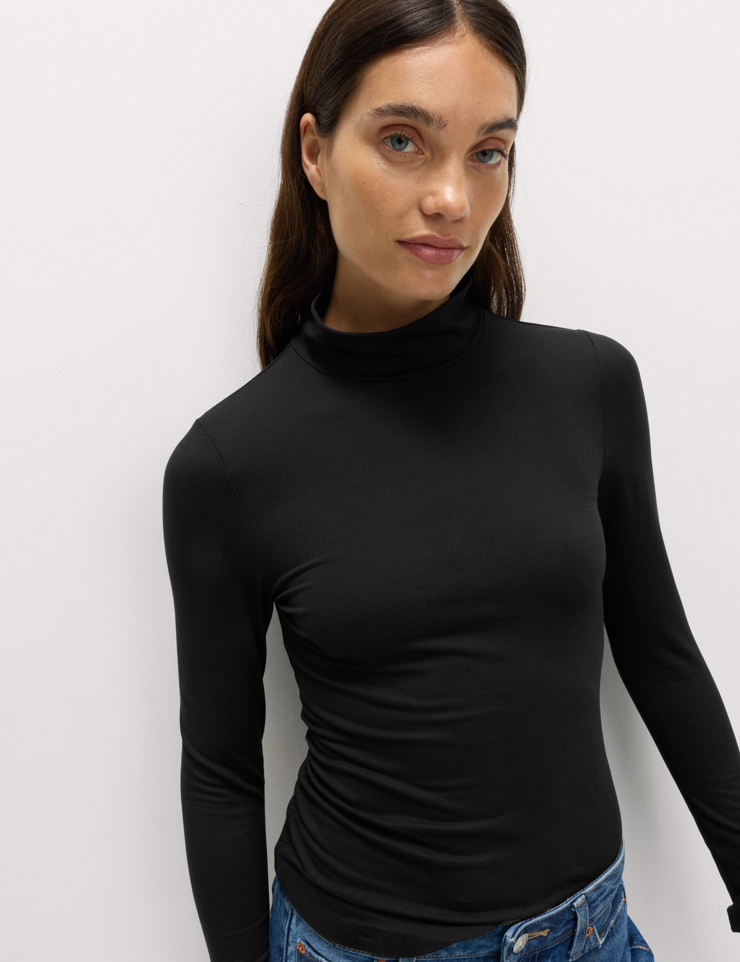 Funnel Neck Second Skin Top 1 of 5