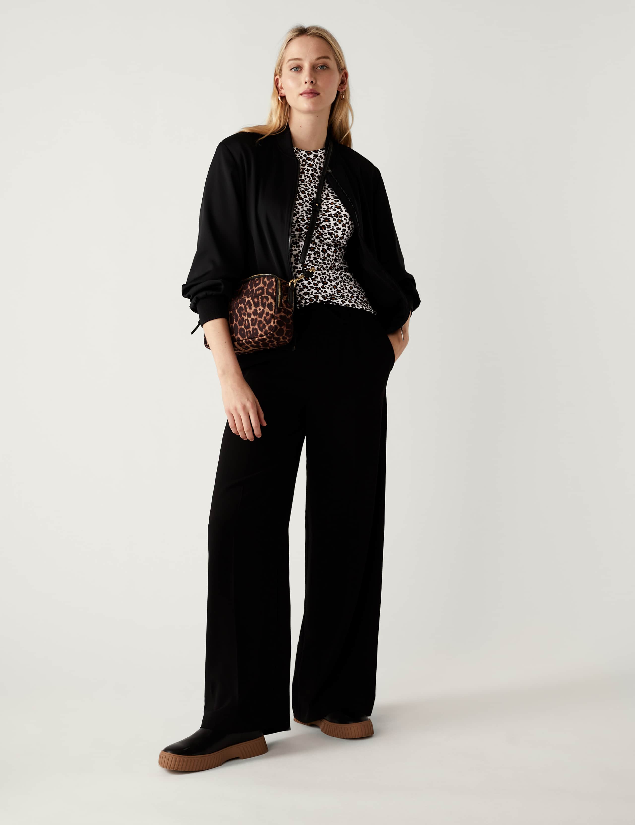 Cotton Rich Printed Slim Fit T-Shirt 1 of 5