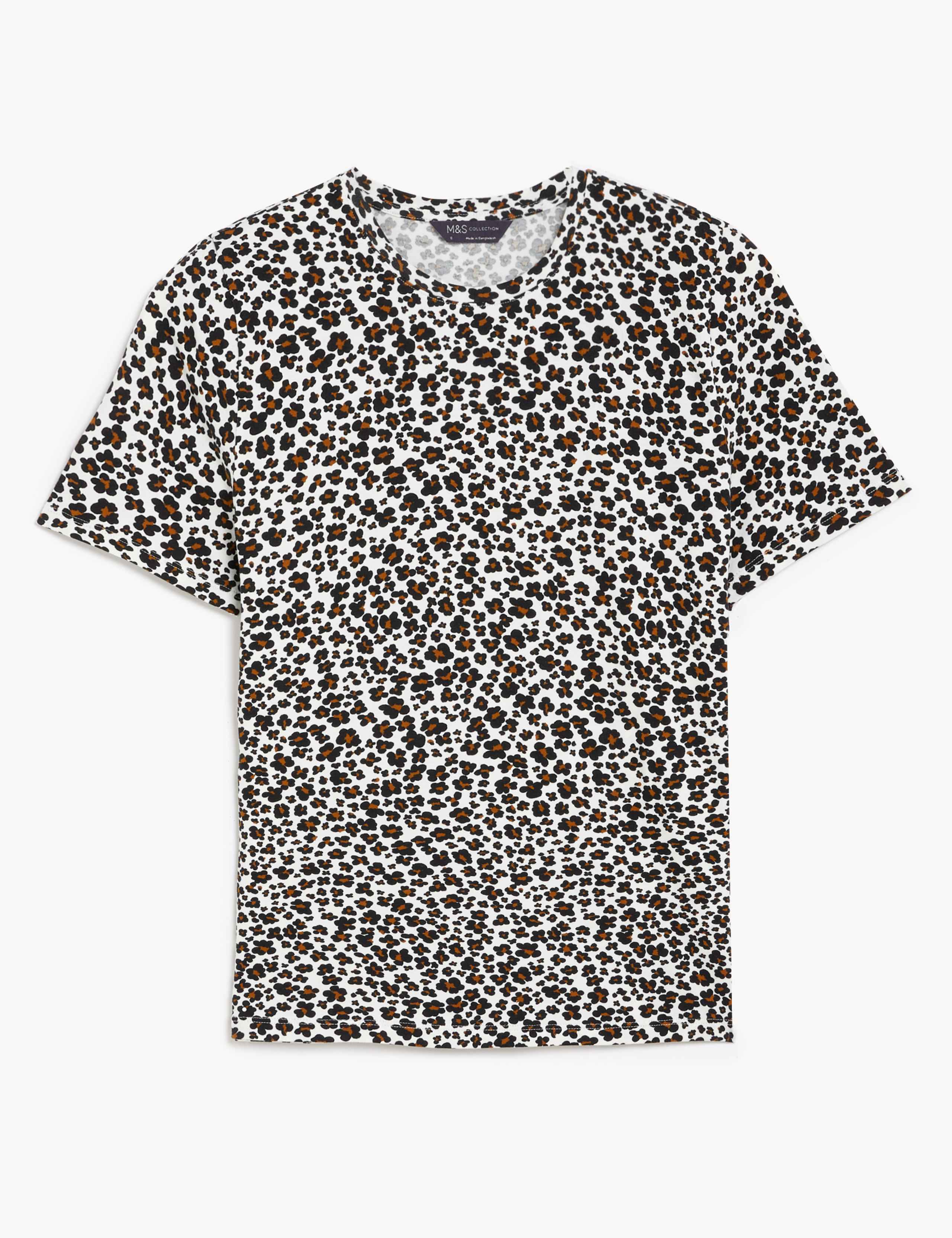 Cotton Rich Printed Slim Fit T-Shirt 2 of 5