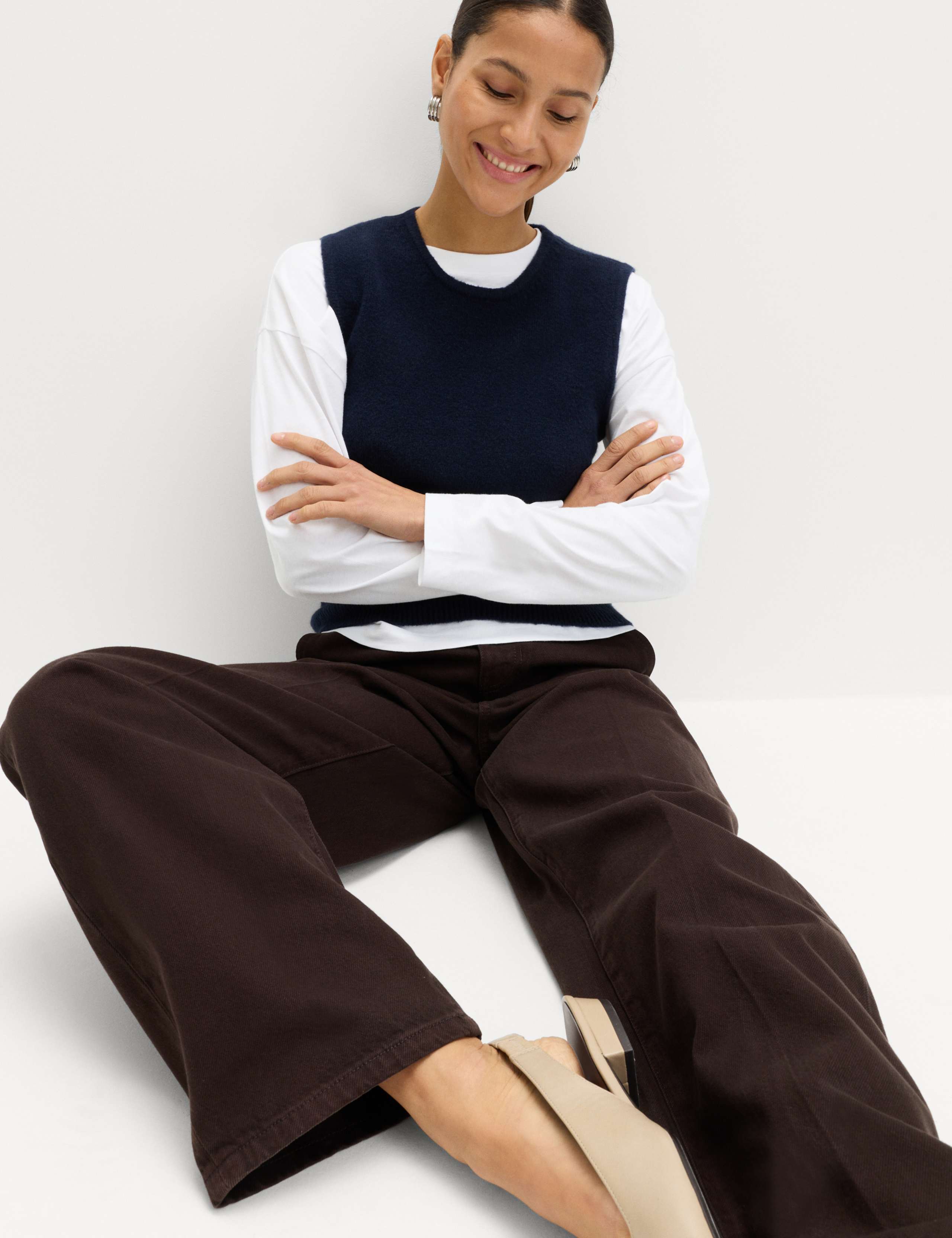 Pure Cotton Striped Boxy Top 3 of 5