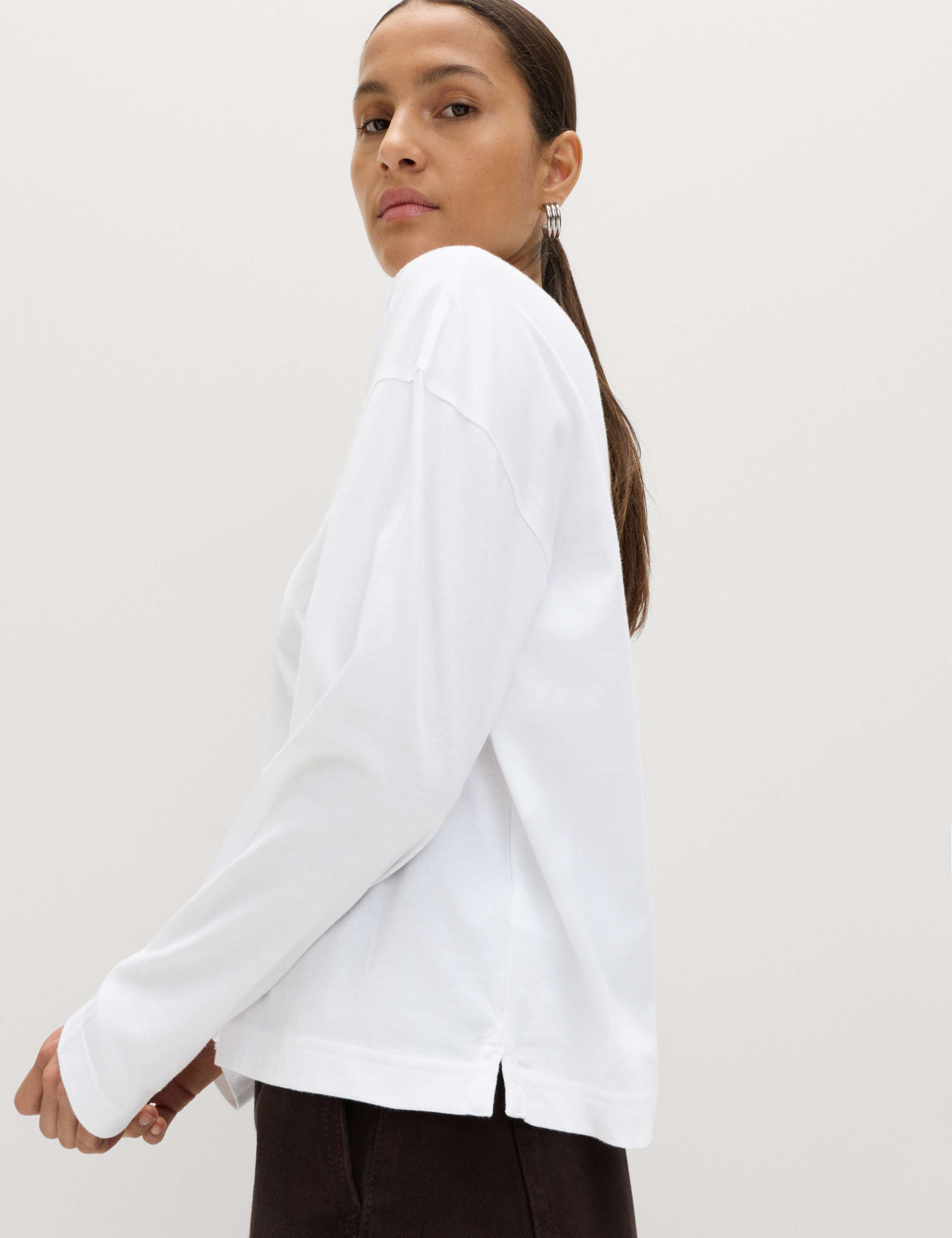 Pure Cotton Striped Boxy Top 5 of 5