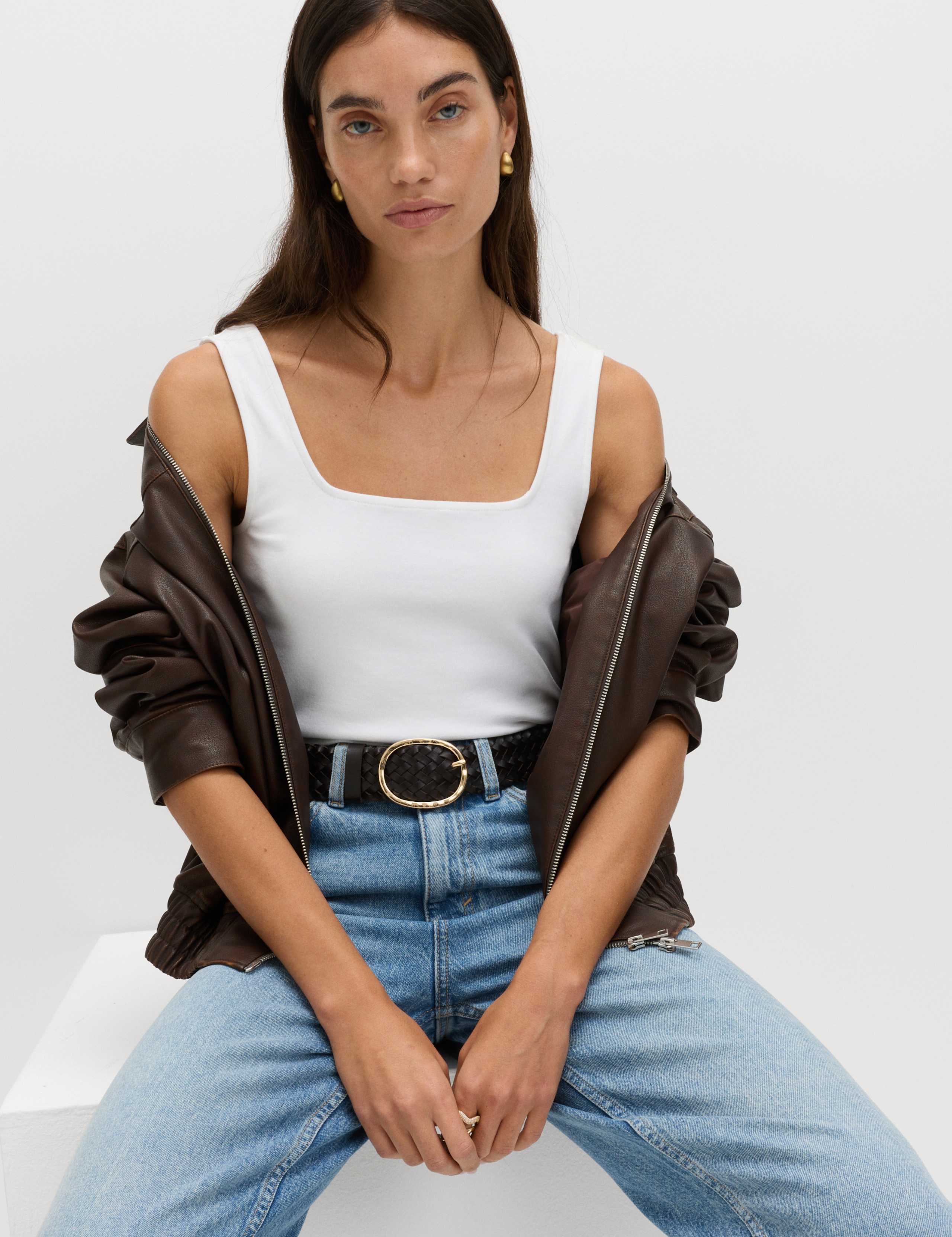 Premium Square Neck Vest 1 of 5