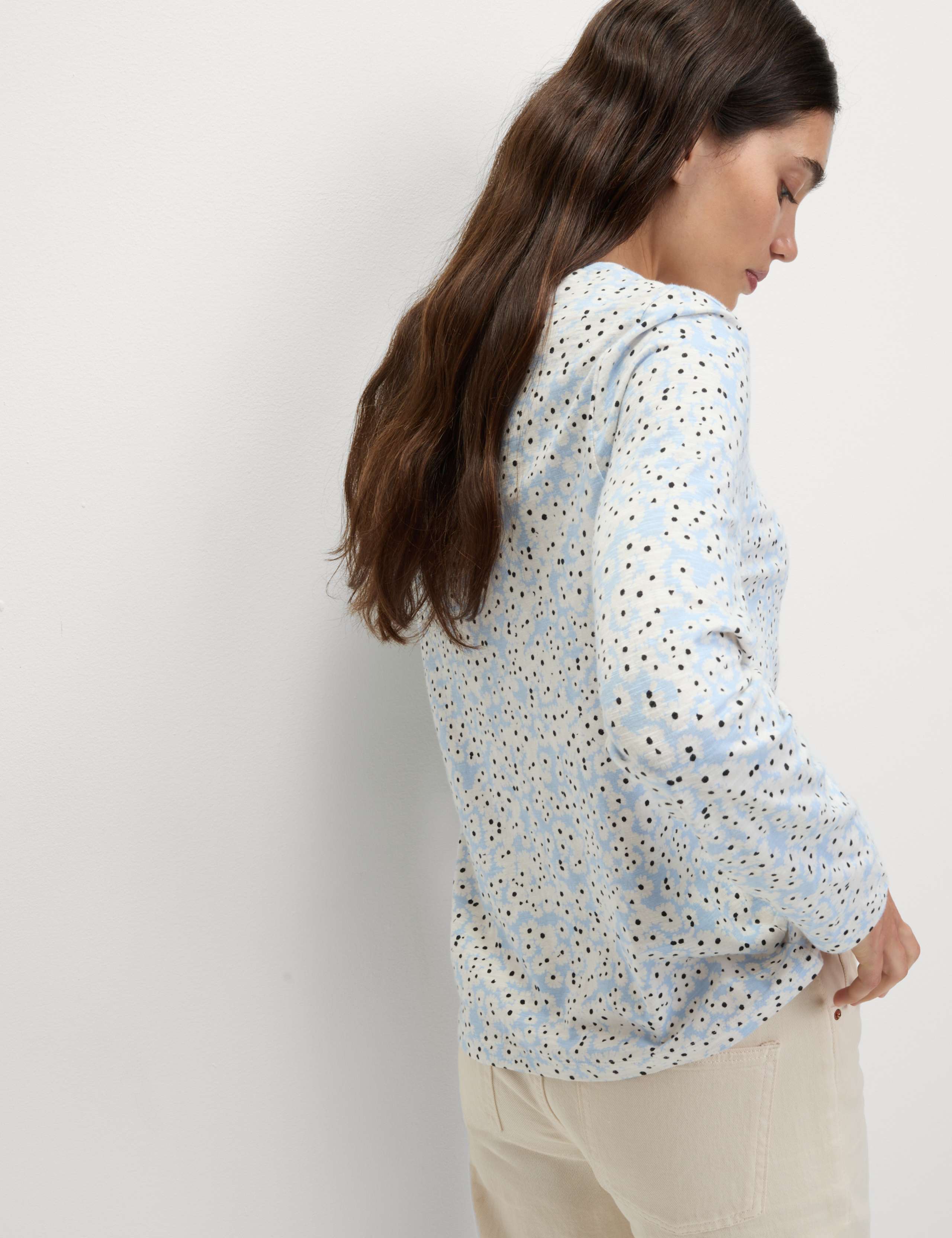 Pure Cotton Crew Neck T-Shirt 4 of 4