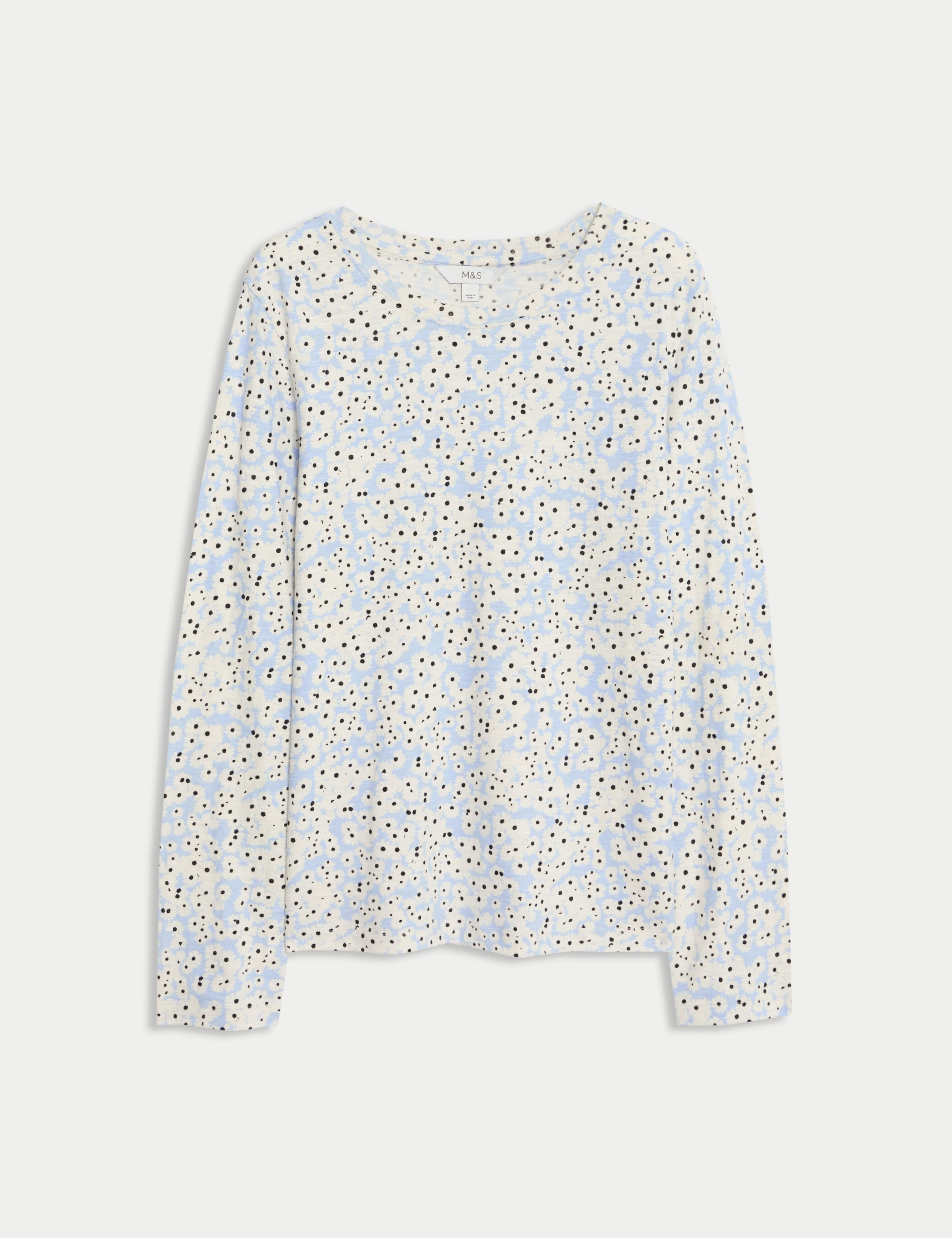 Pure Cotton Crew Neck T-Shirt 2 of 4