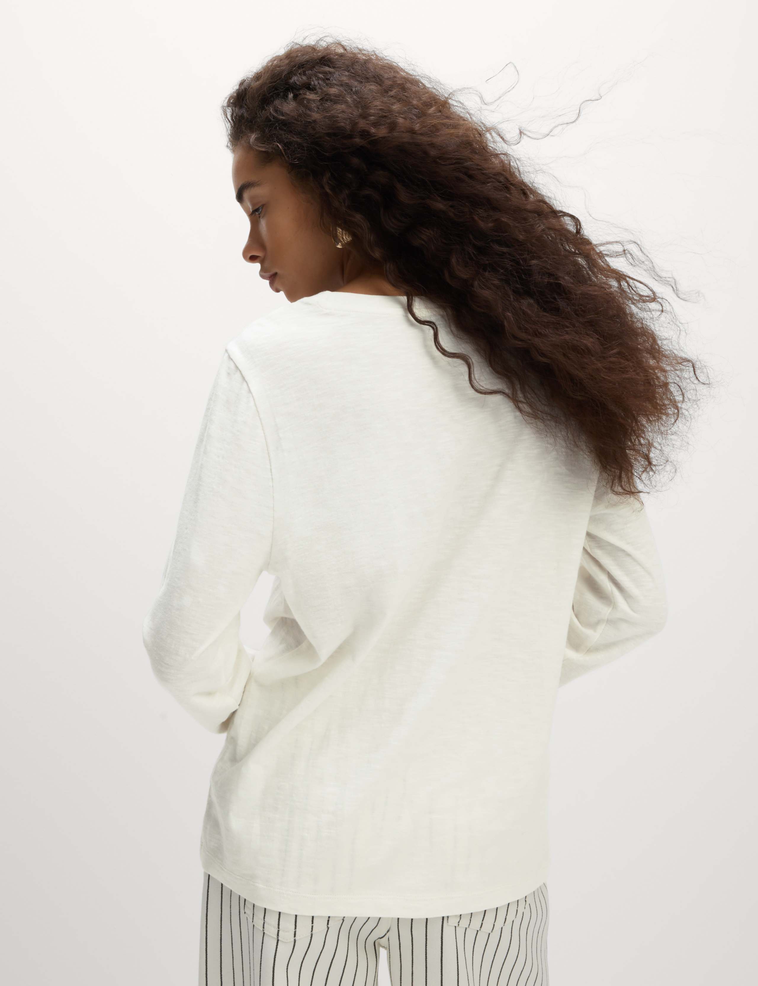 Pure Cotton Crew Neck T-Shirt 4 of 4