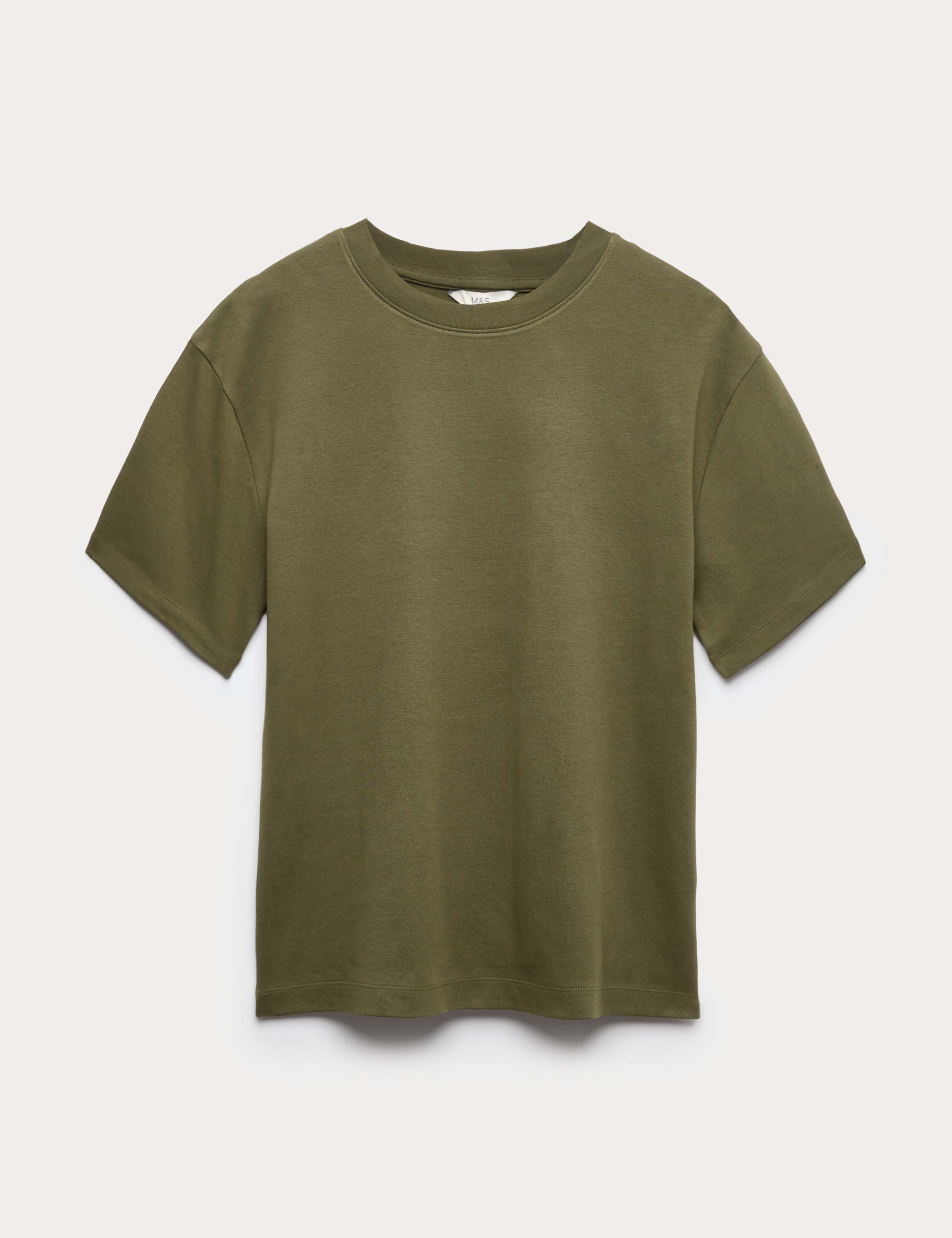 Pure Cotton Crew Neck Oversized T-Shirt 2 of 5