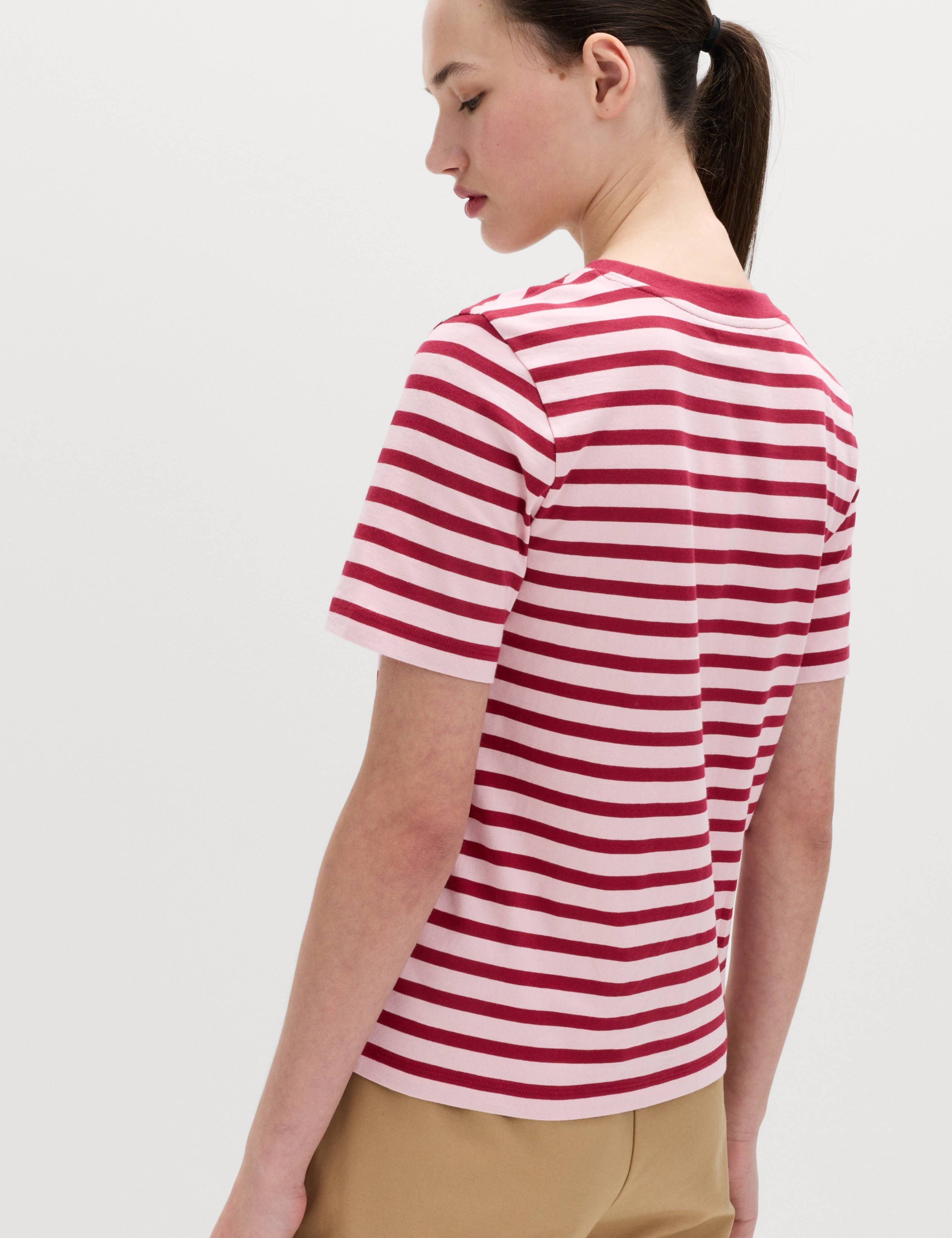 Pure Cotton Striped Everyday Fit T-Shirt 4 of 6