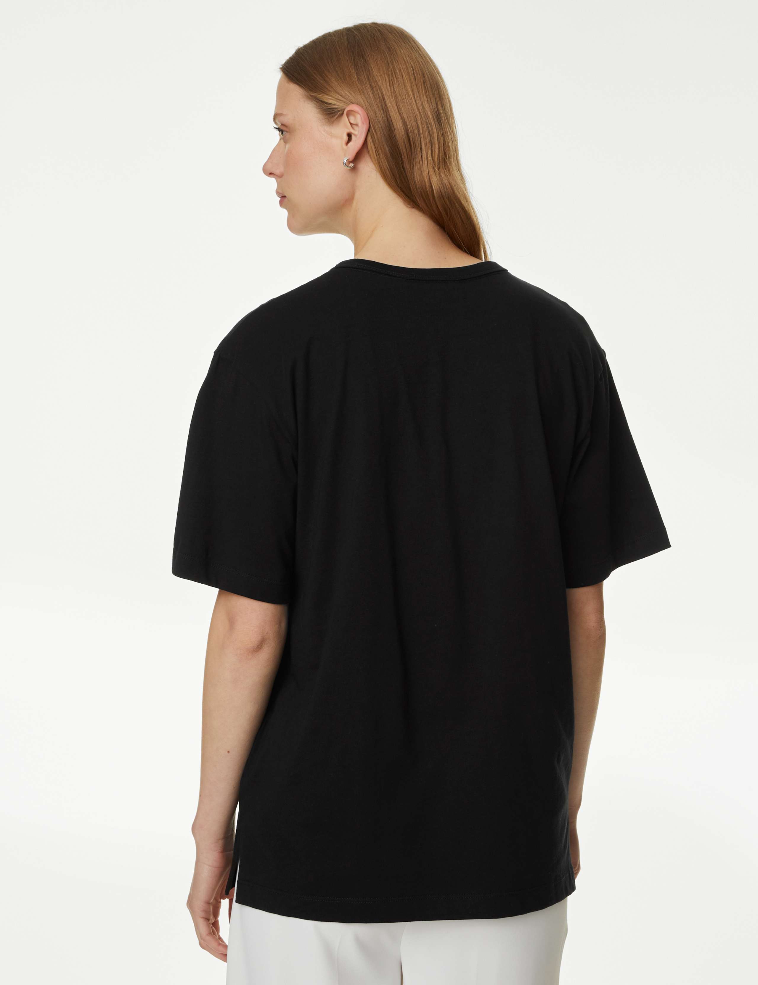 トップス MHL dense cotton S/S shirt M black Long fiber cotton t-shirt - Black | Benetton