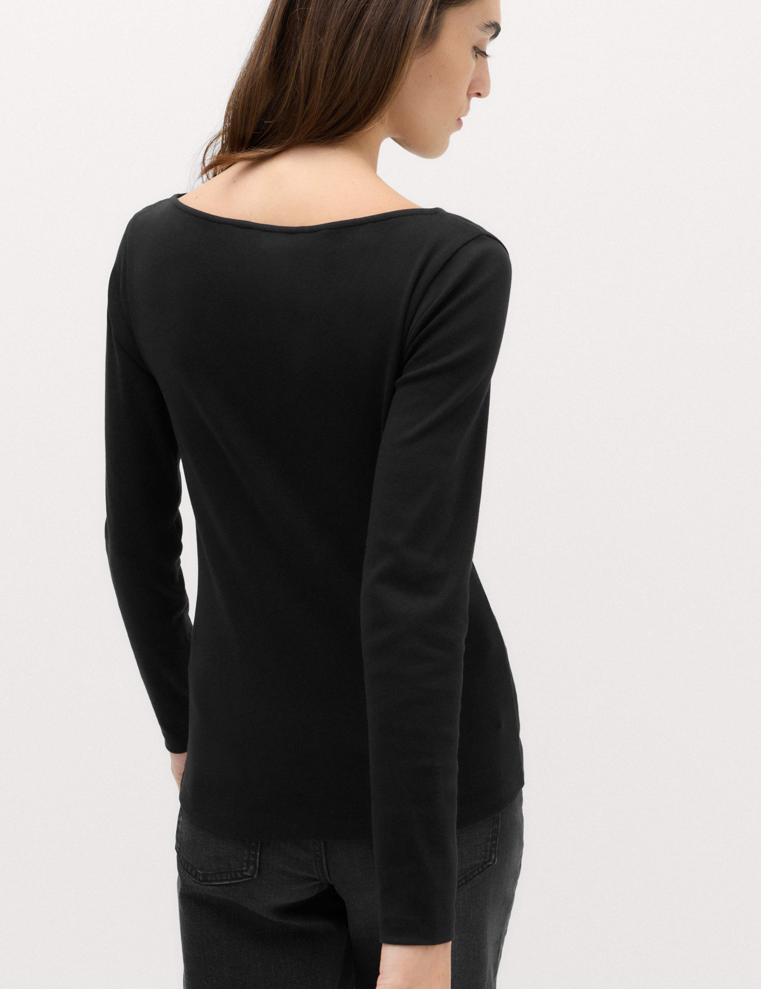 Cotton Rich Premium Slash Neck Top 4 of 4