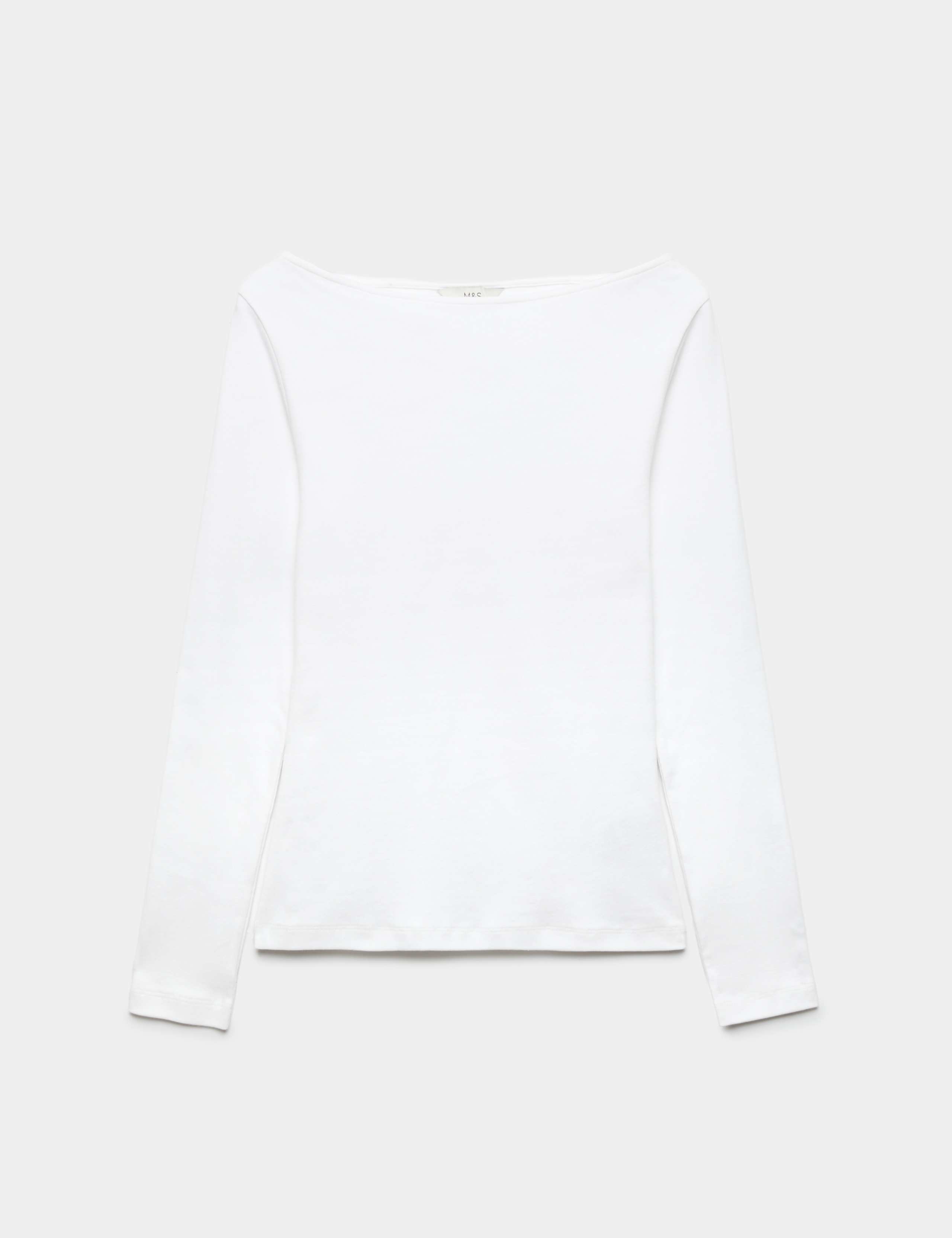 Cotton Rich Premium Slash Neck Top 2 of 4