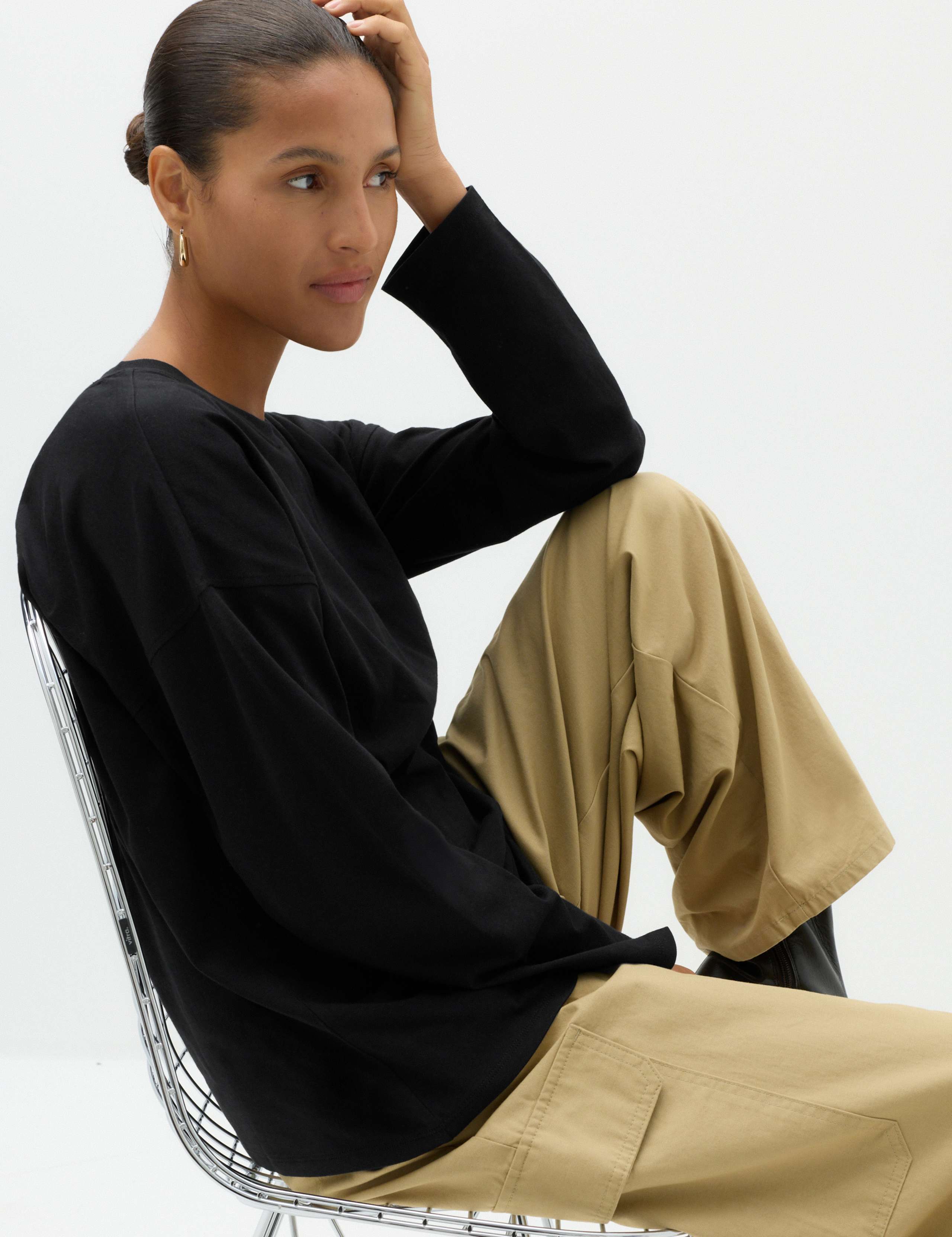 Pure Cotton Relaxed Top 6 of 6
