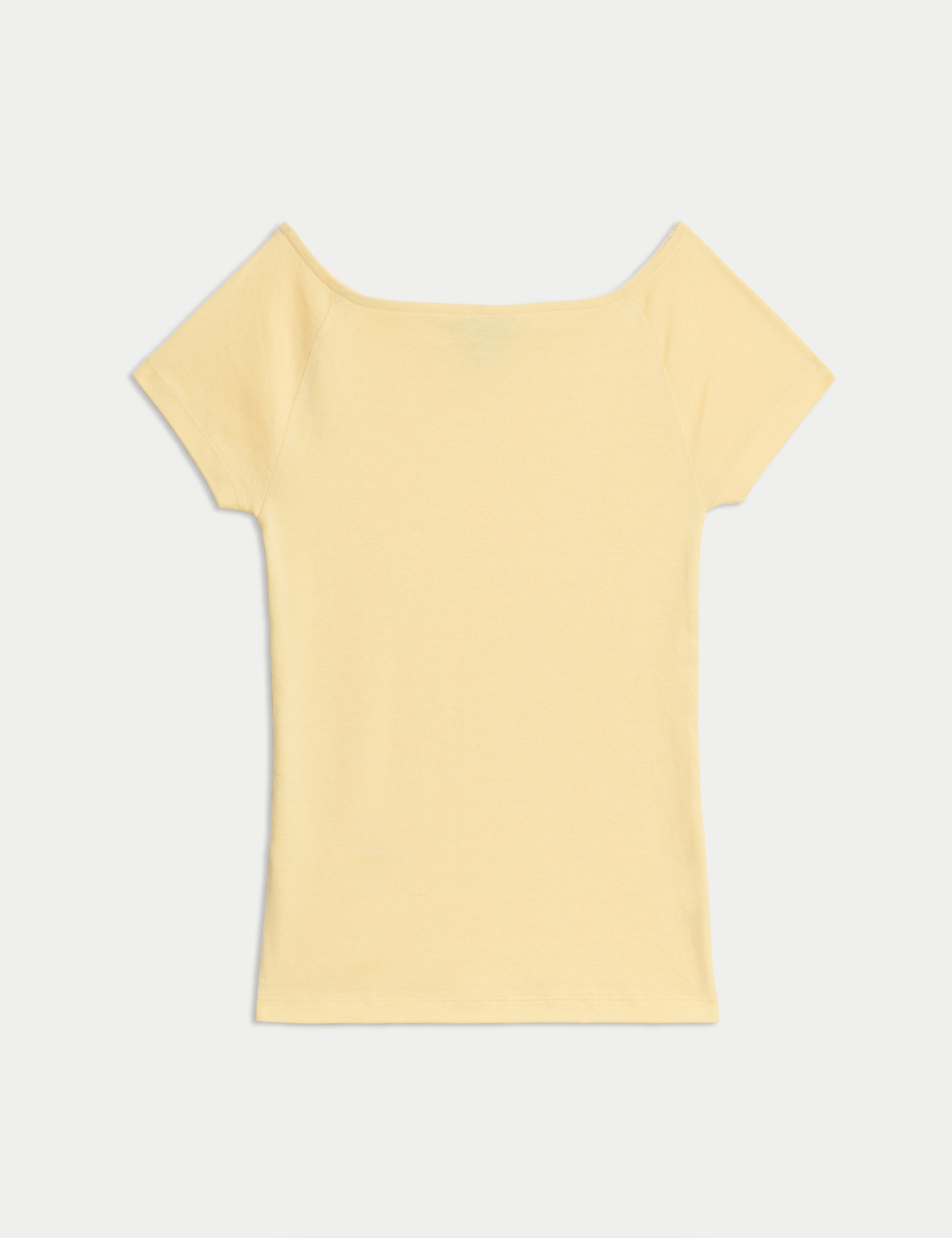 Pure Cotton Slim Fit Off The Shoulder Top 2 of 5