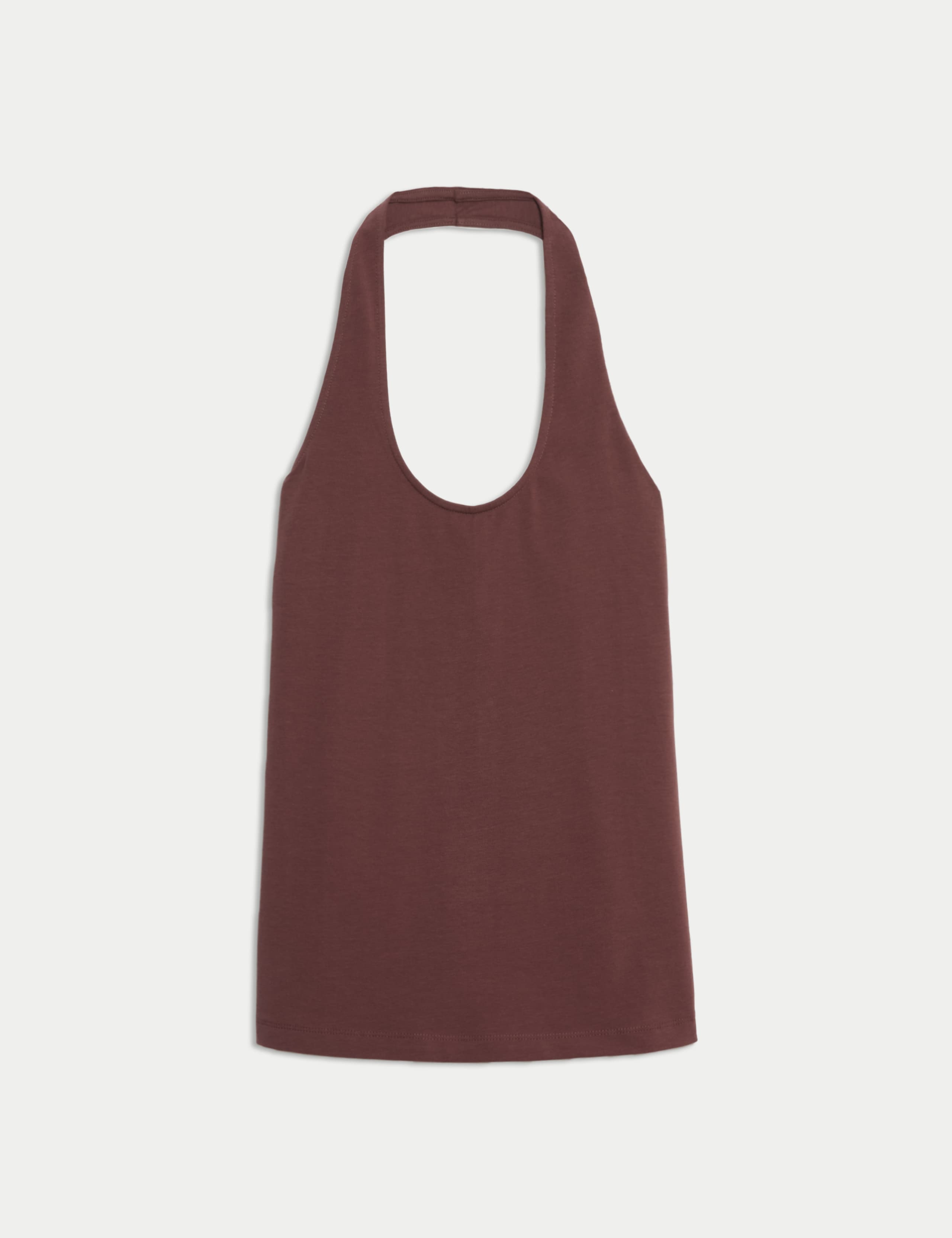 Cotton Rich Halter Neck Vest Top 2 of 5