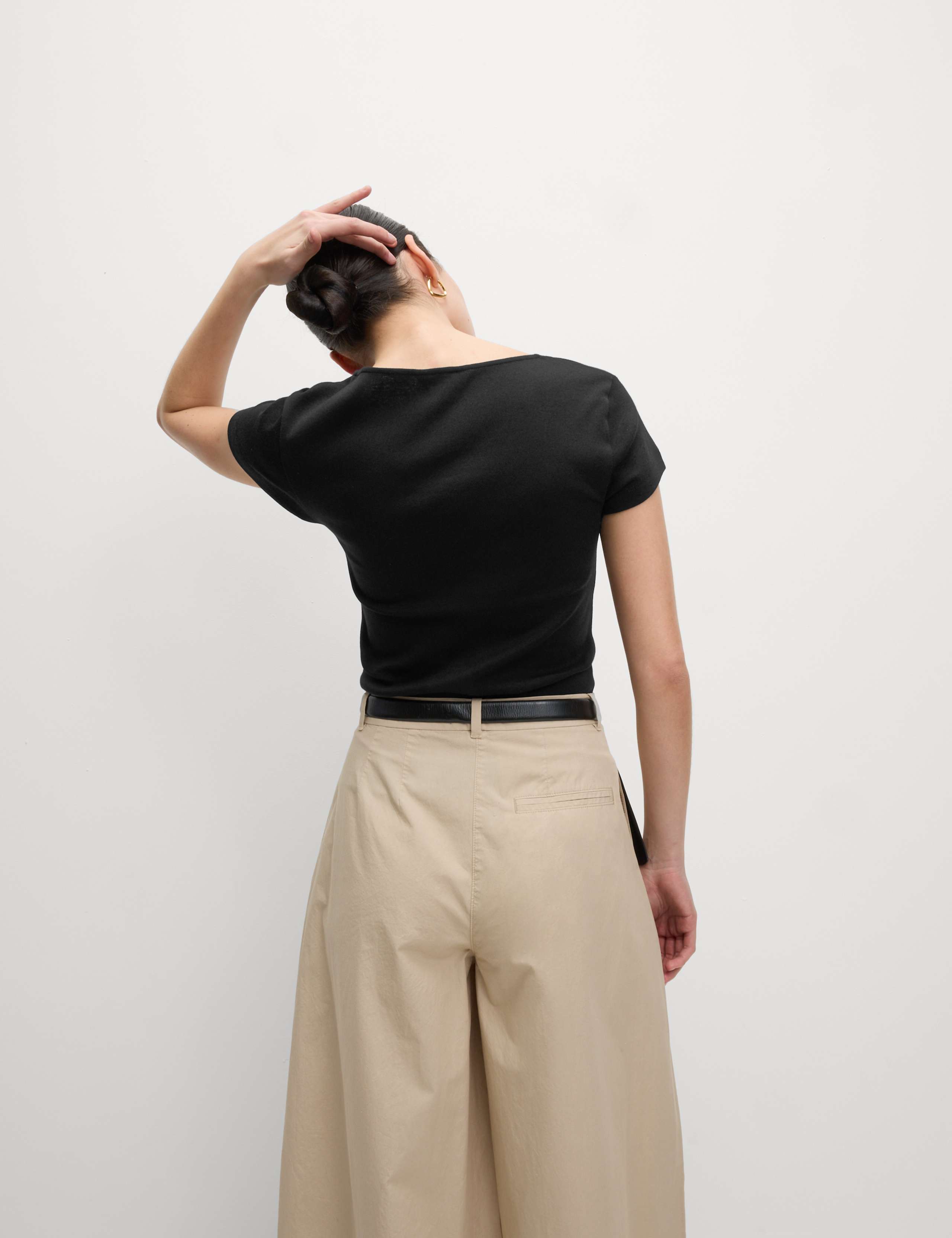 Pure Cotton Square Neck Slim Fit Top 5 of 5