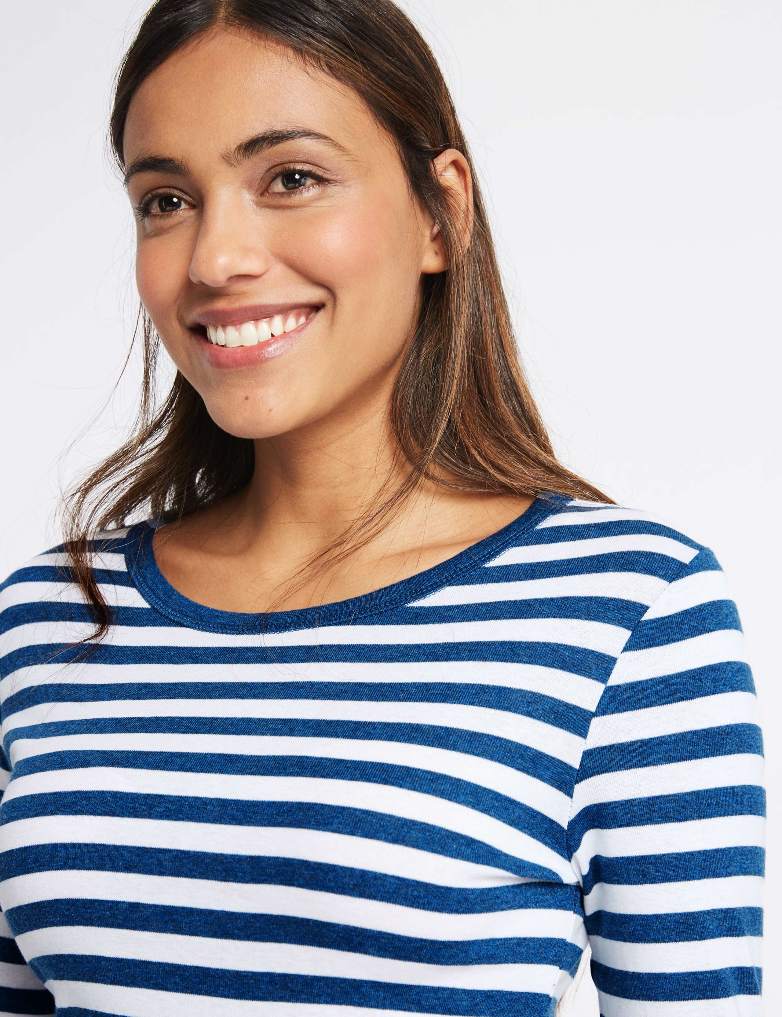 Pure Cotton Striped Long Sleeve T-Shirt 4 of 4