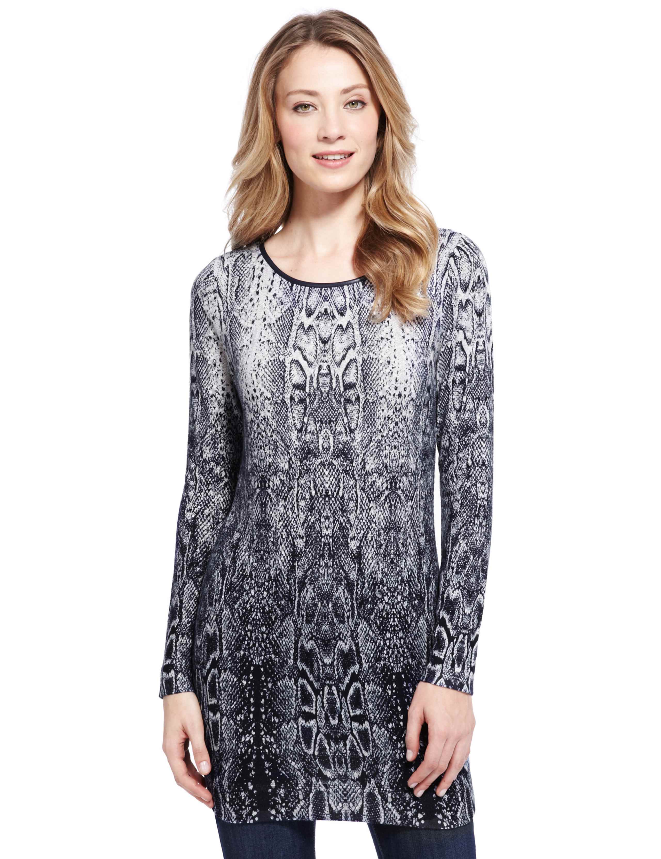 Snake Print Tunic 1 of 4
