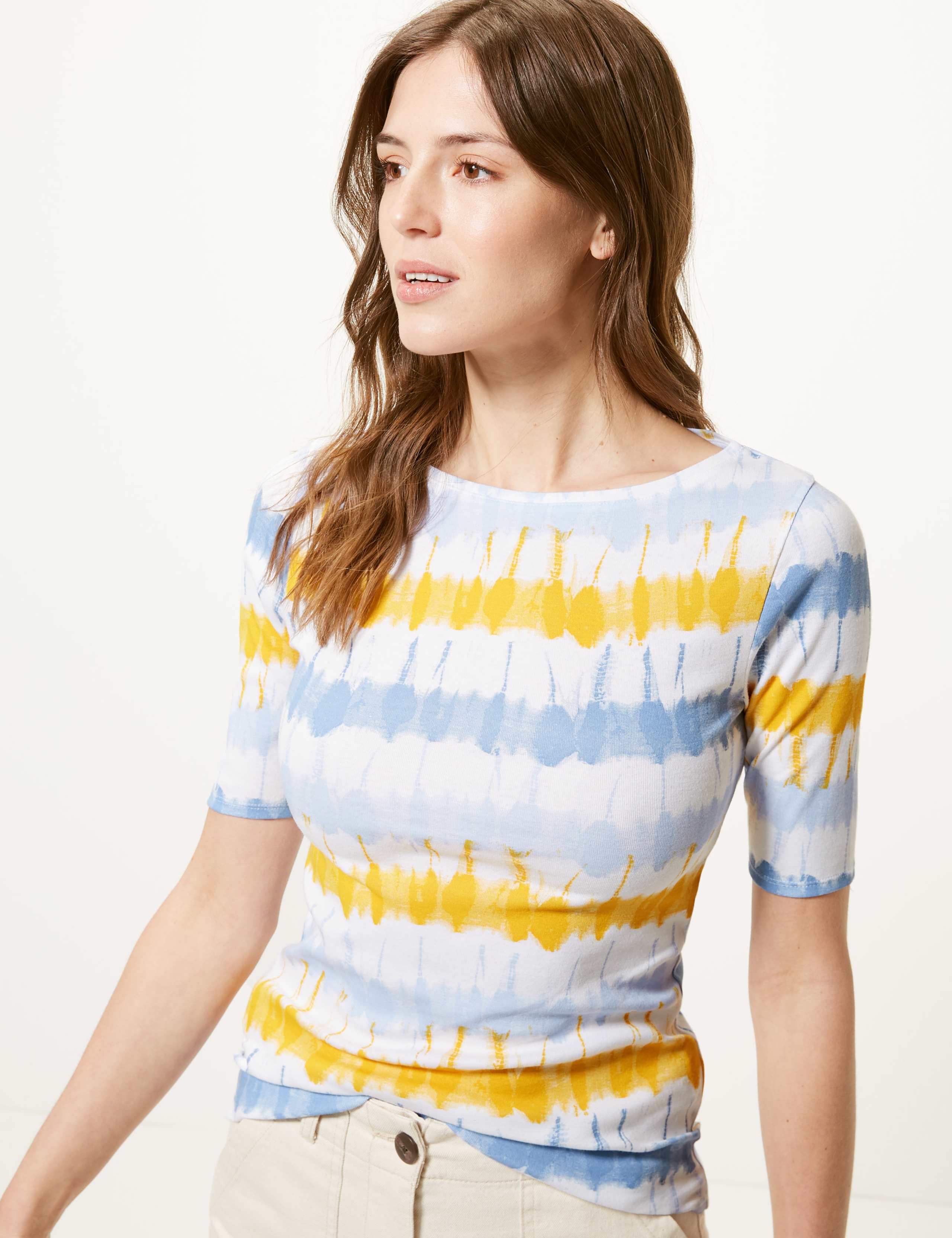 Pure Cotton Tie-Dye Regular Fit T-Shirt 3 of 4