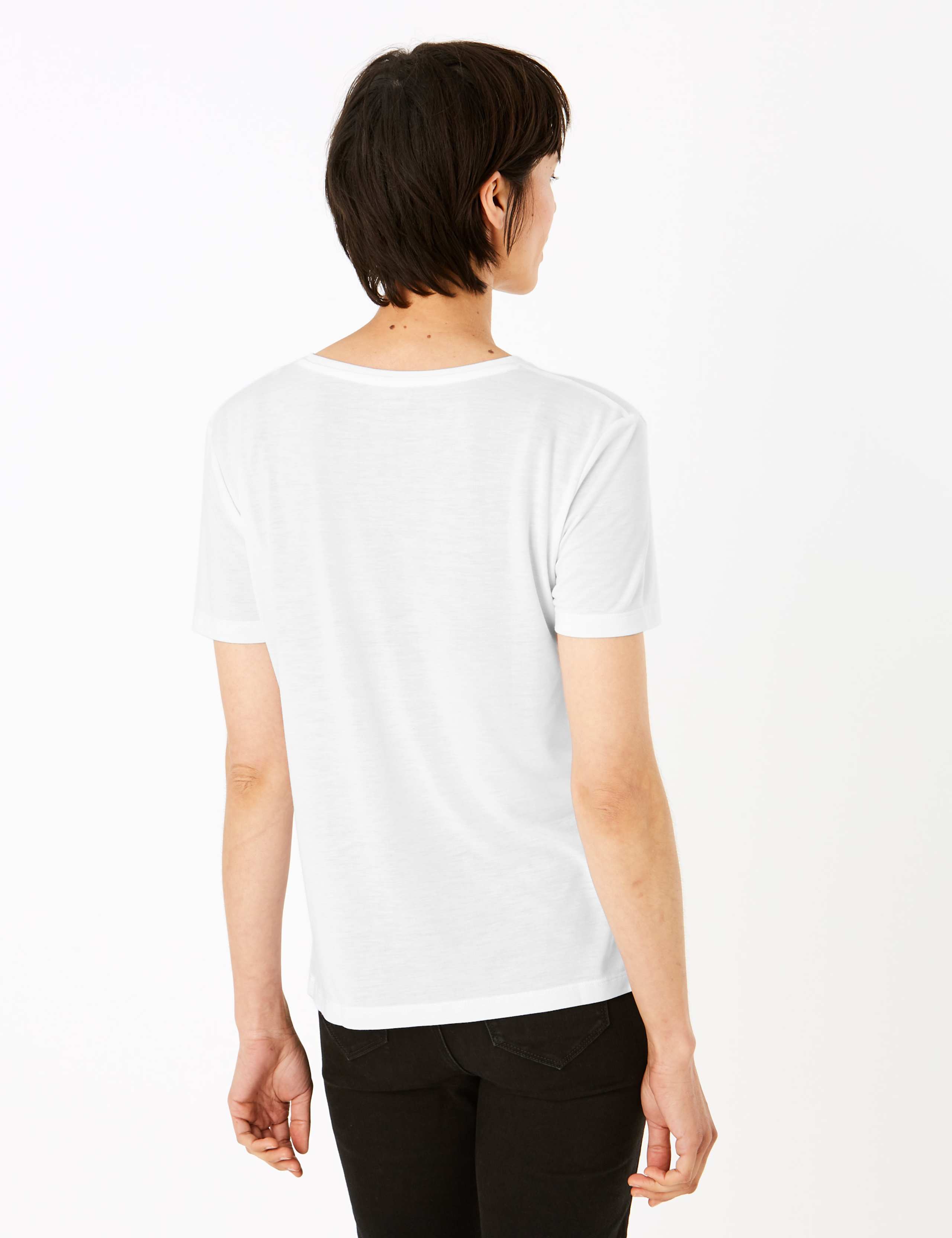 2 Pack Round Neck Relaxed T-Shirt 4 of 4