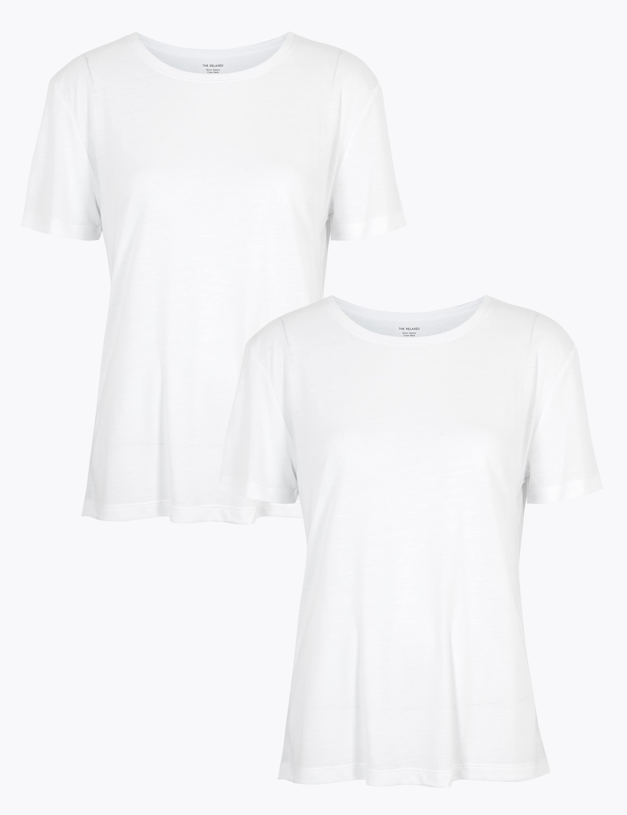 2 Pack Round Neck Relaxed T-Shirt 2 of 4