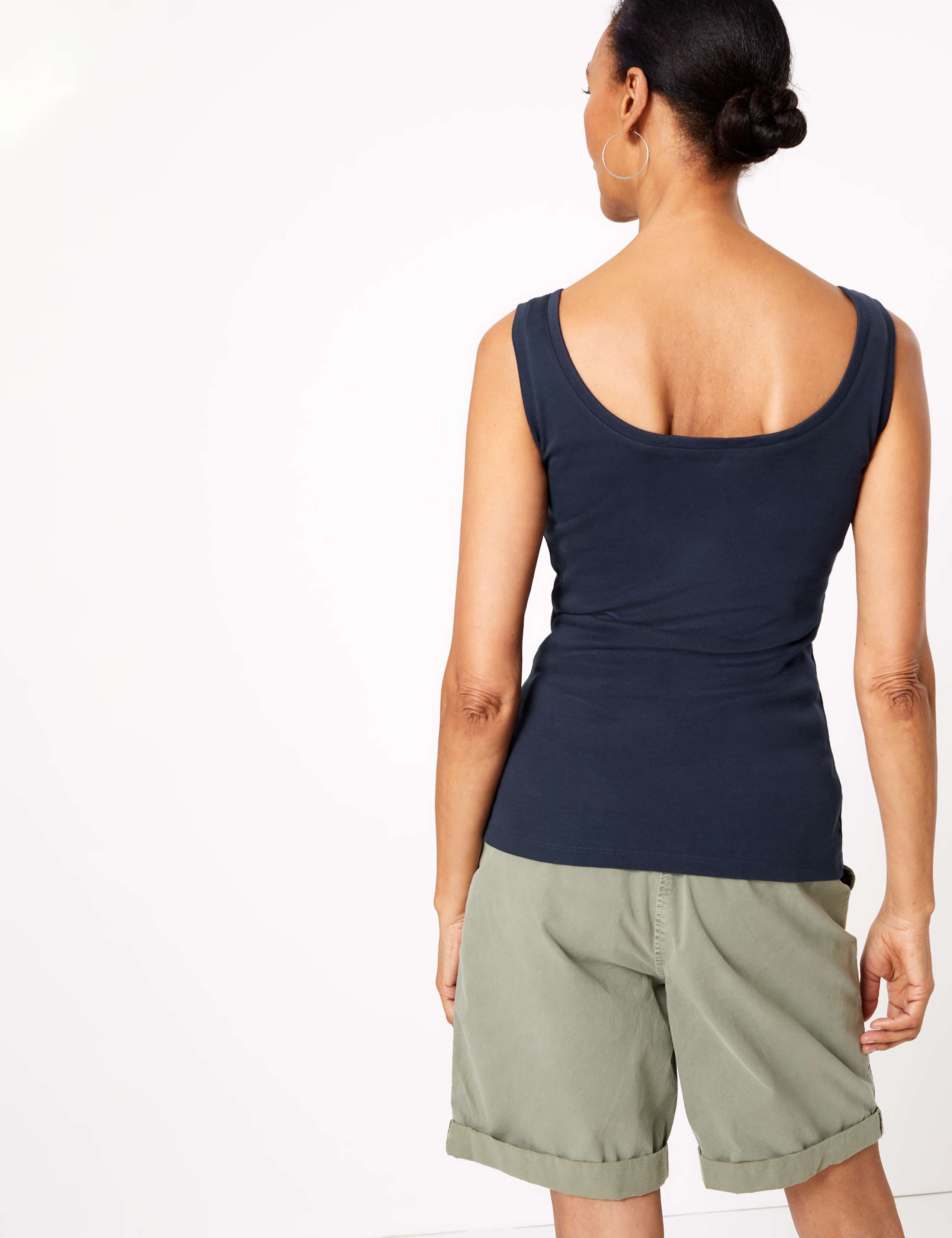 Pure Cotton Regular Fit Vest Top 4 of 4