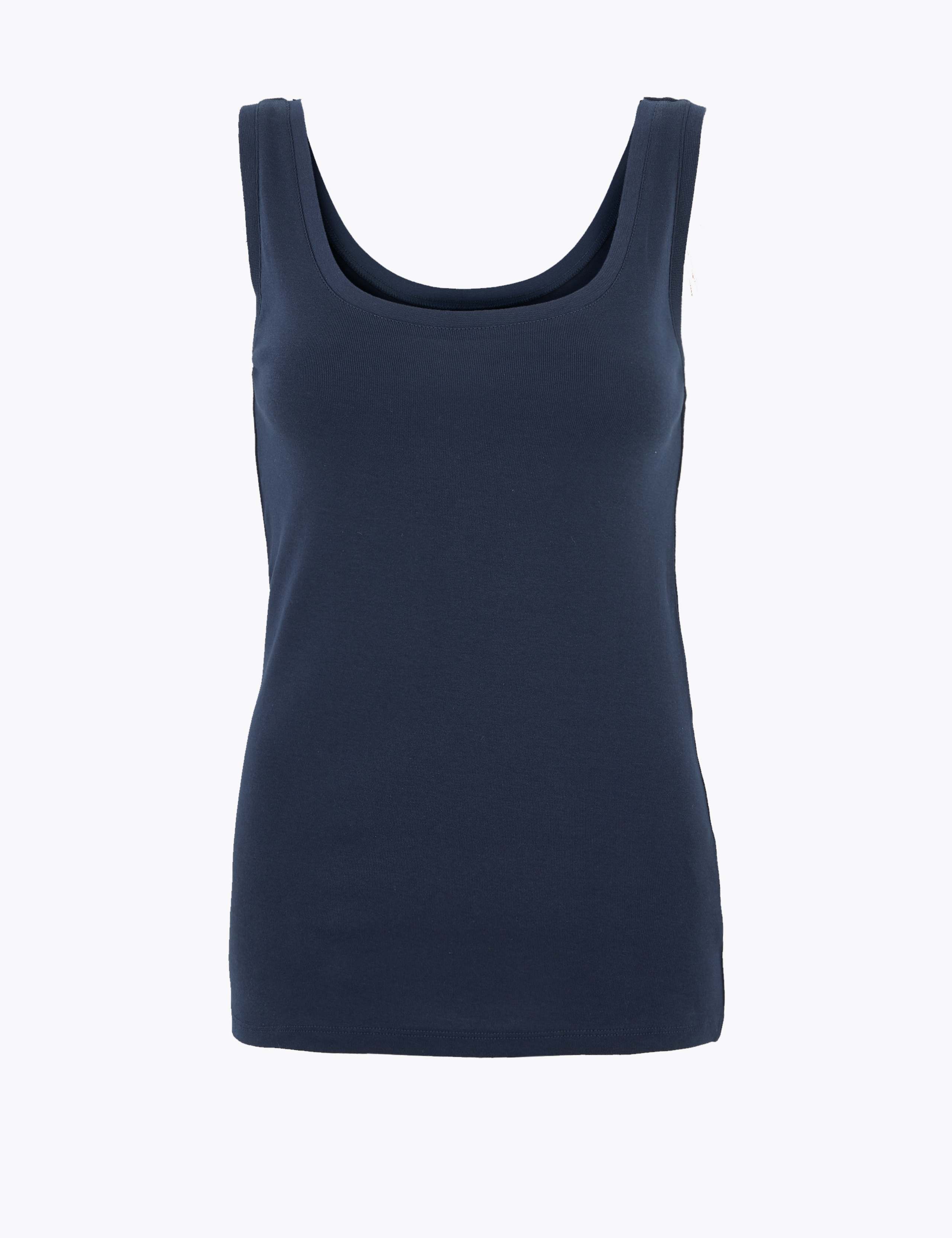 Pure Cotton Regular Fit Vest Top 2 of 4