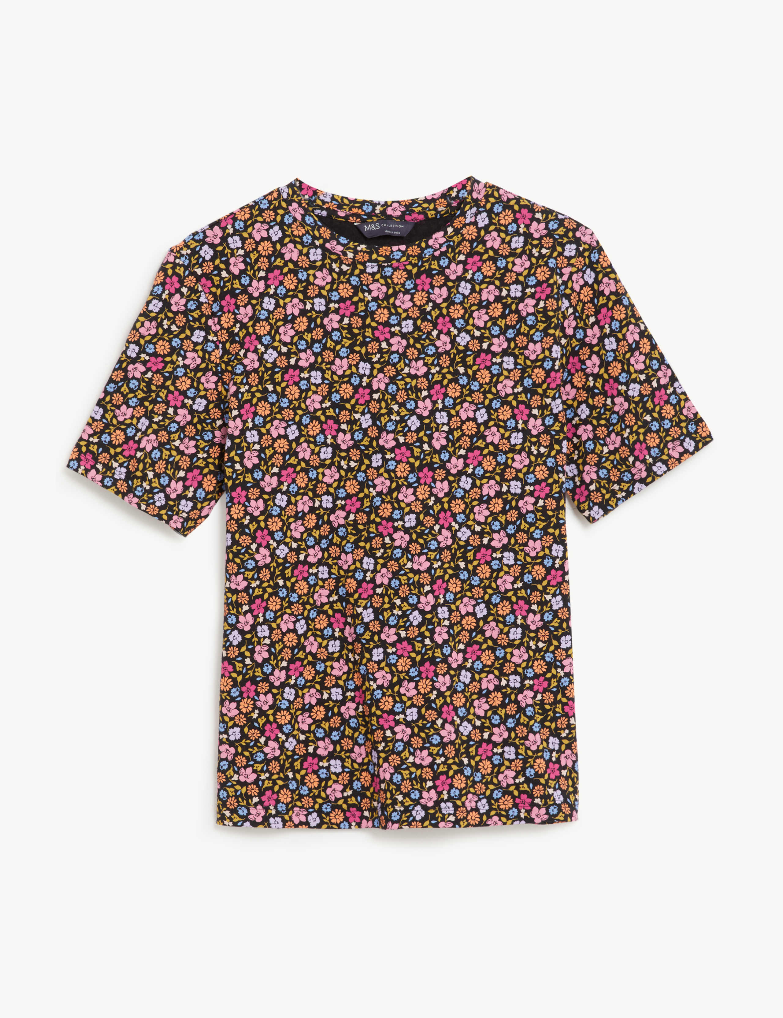 Pure Cotton Printed Crew Neck T-Shirt 1 of 1