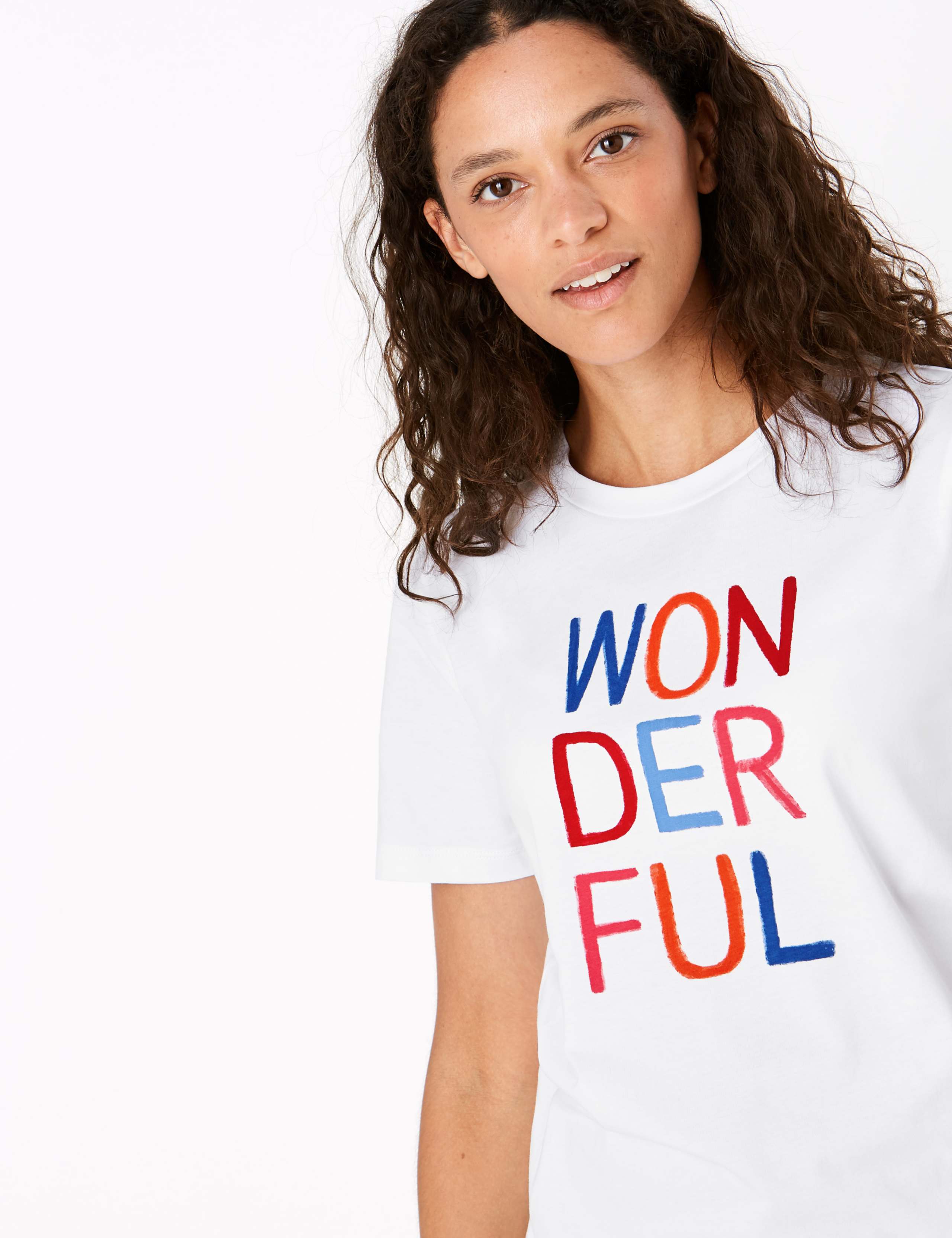 Pure Cotton Wonderful Straight Fit T-Shirt 5 of 5