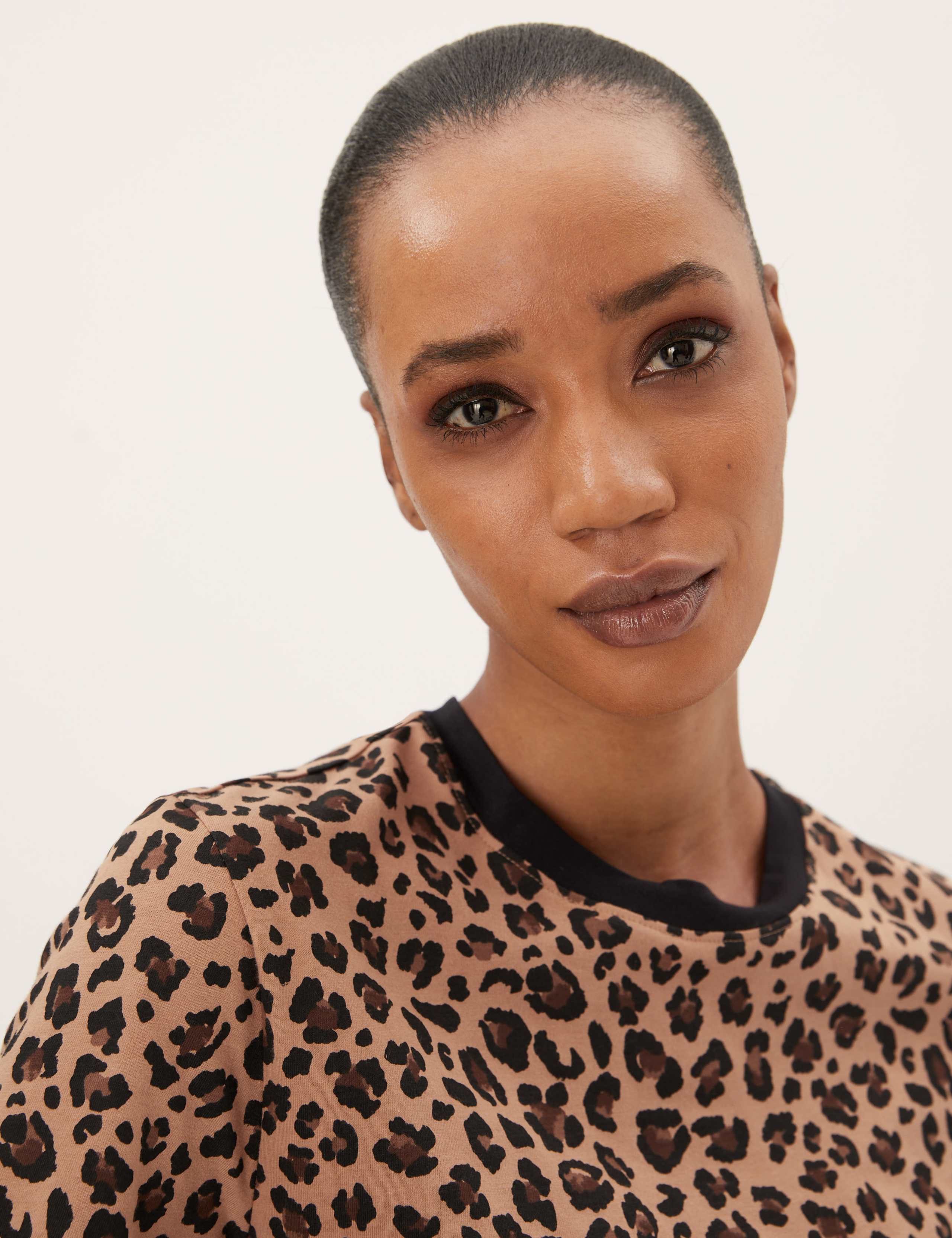 Pure Cotton Animal Print T-Shirt 4 of 5