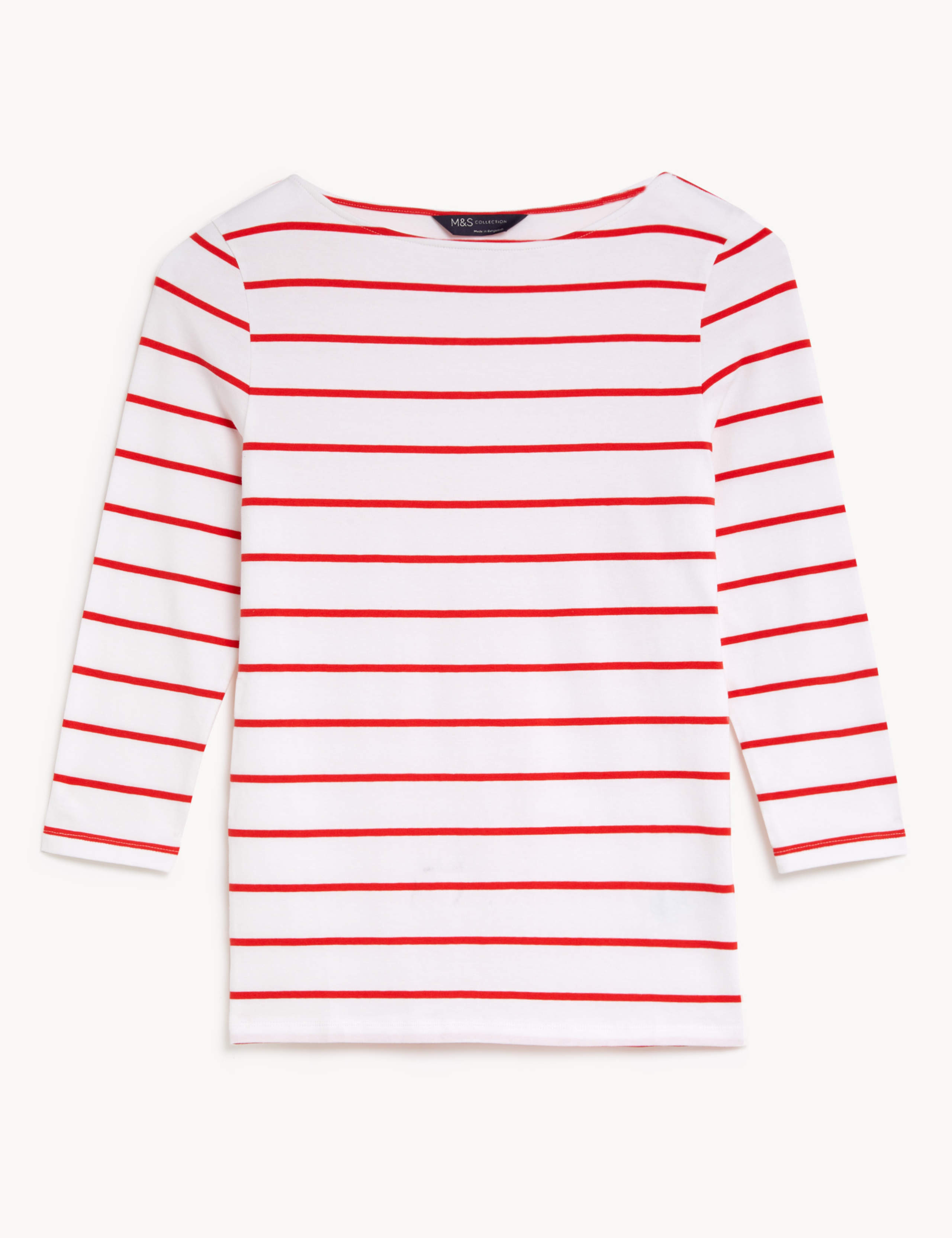 Cotton Rich Striped Slim Fit T-Shirt 2 of 5
