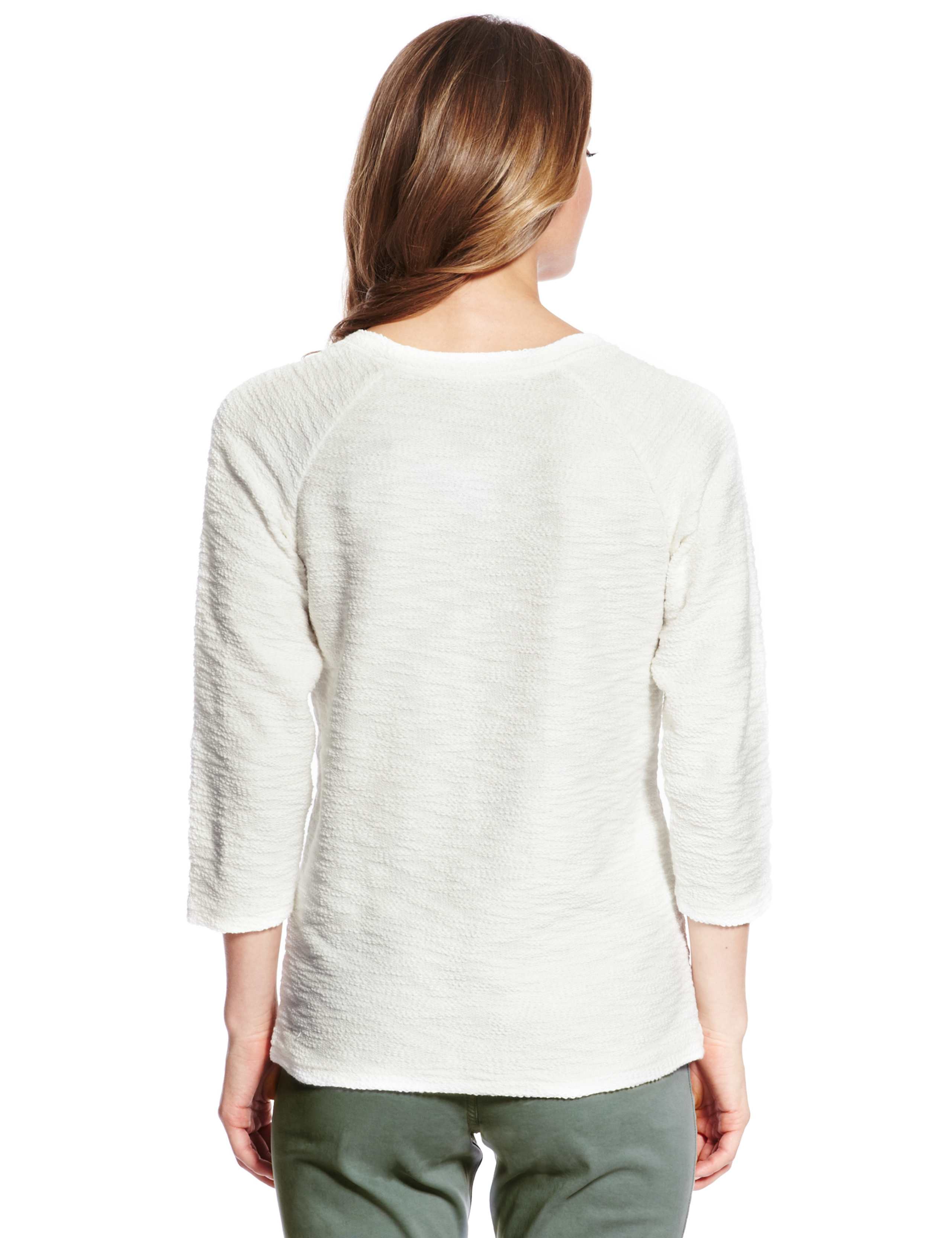 Pure Cotton Embroidered Sweat Top 5 of 5