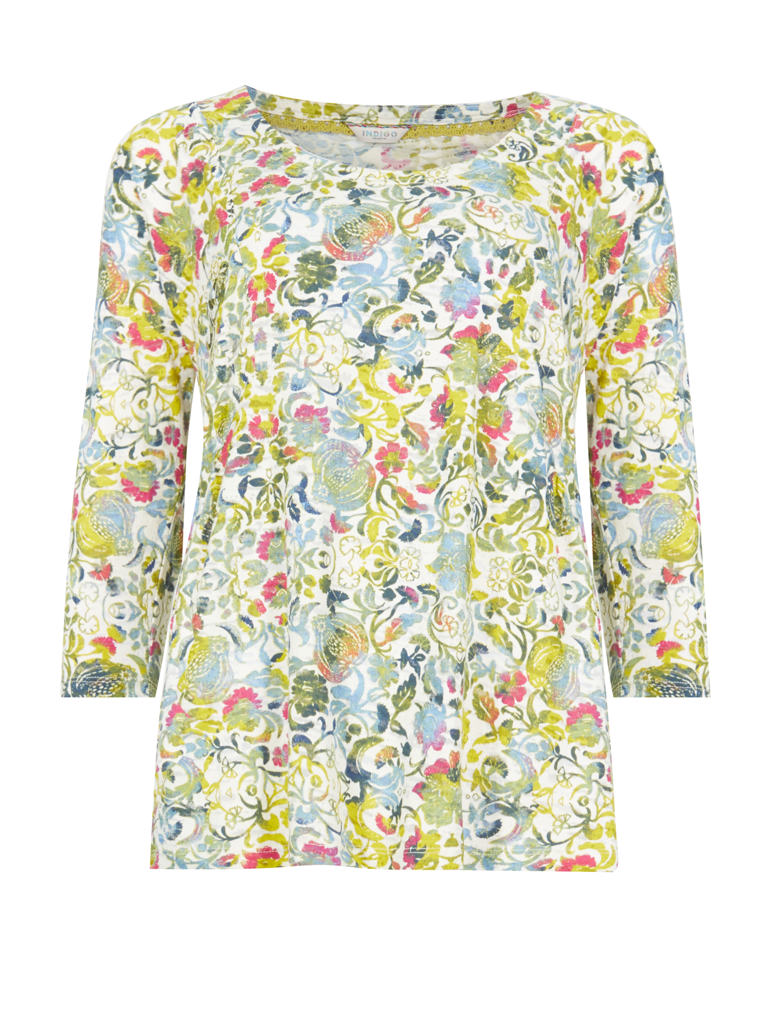 Bohemia Print Burnout Top 2 of 4