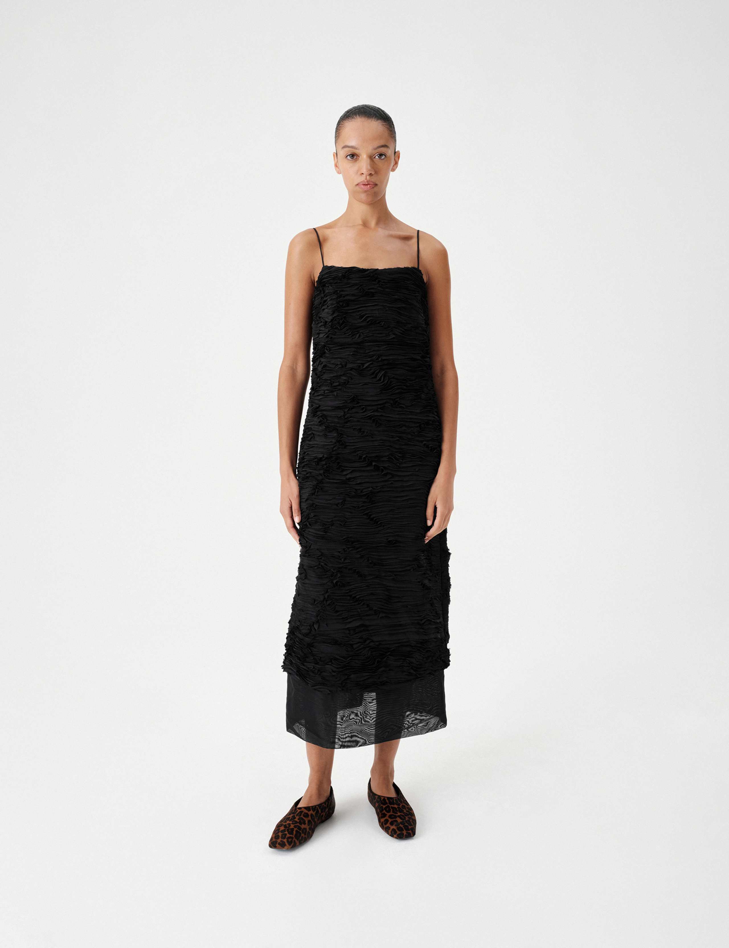 Georgette Layered Midi Cami Dress 1 of 7