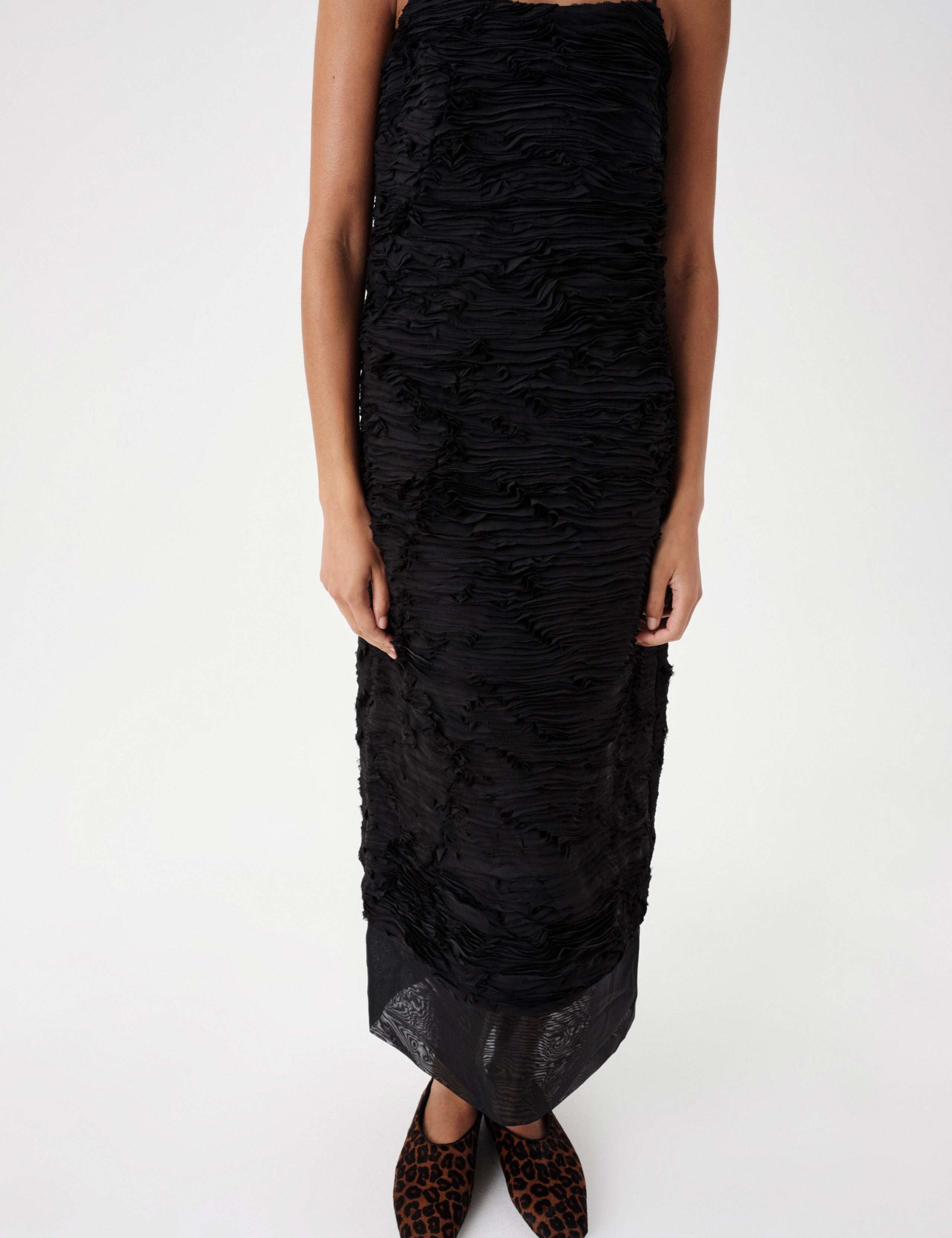 Georgette Layered Midi Cami Dress 4 of 7