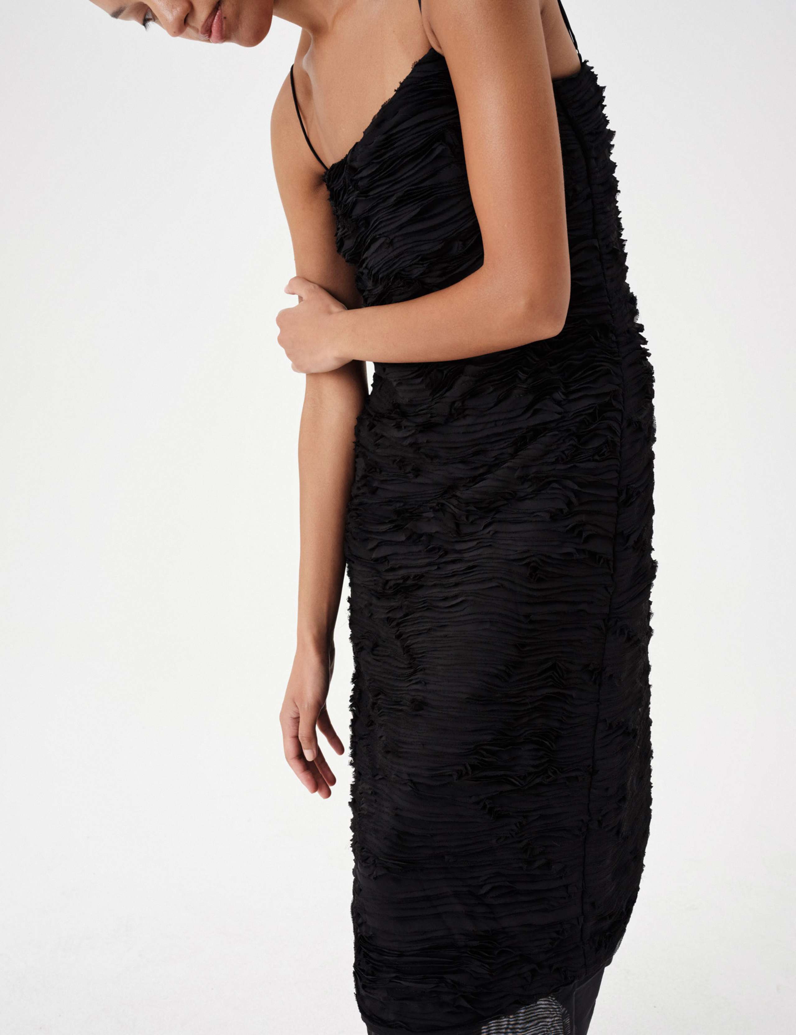 Georgette Layered Midi Cami Dress 5 of 7