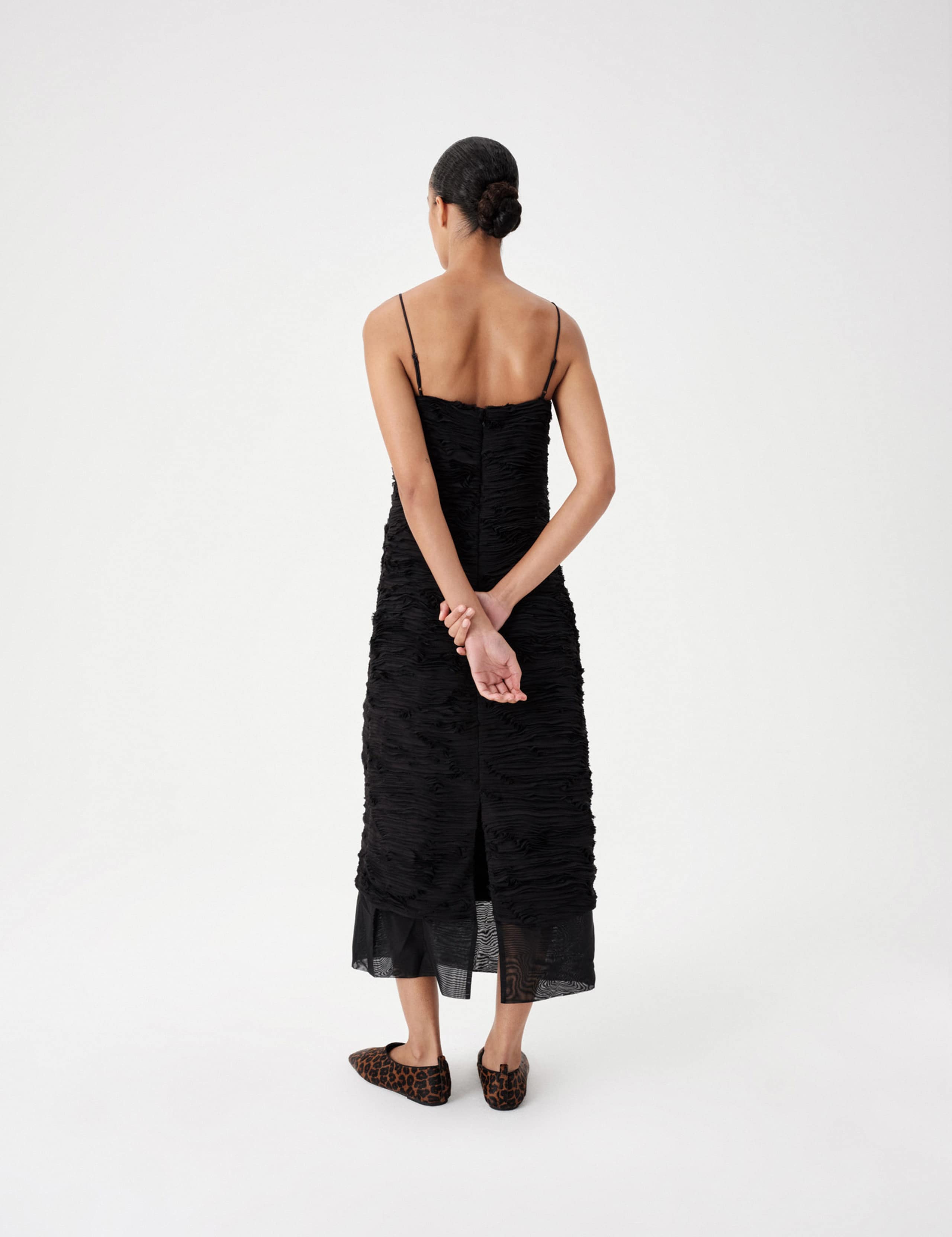 Georgette Layered Midi Cami Dress 7 of 7