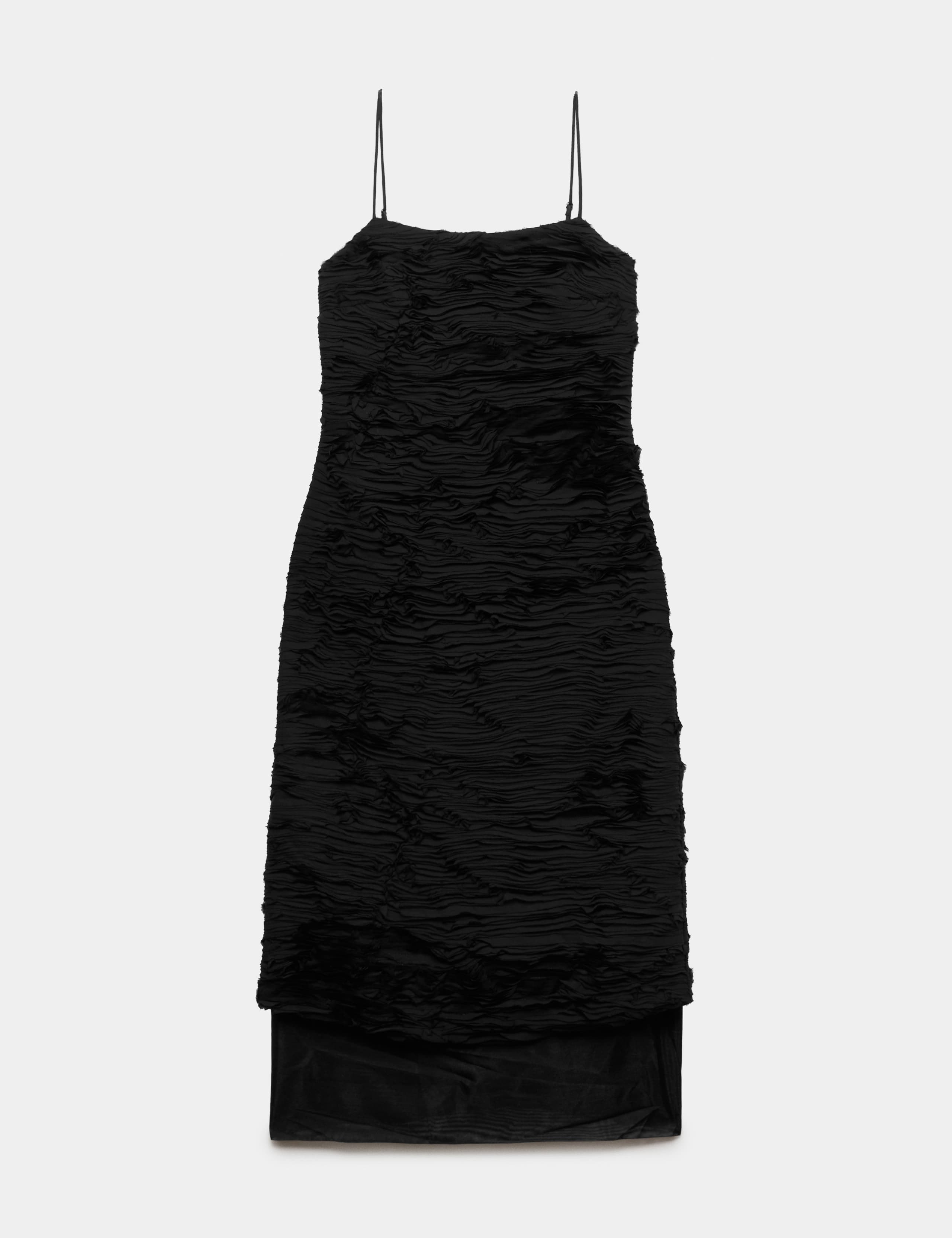 Georgette Layered Midi Cami Dress 2 of 7