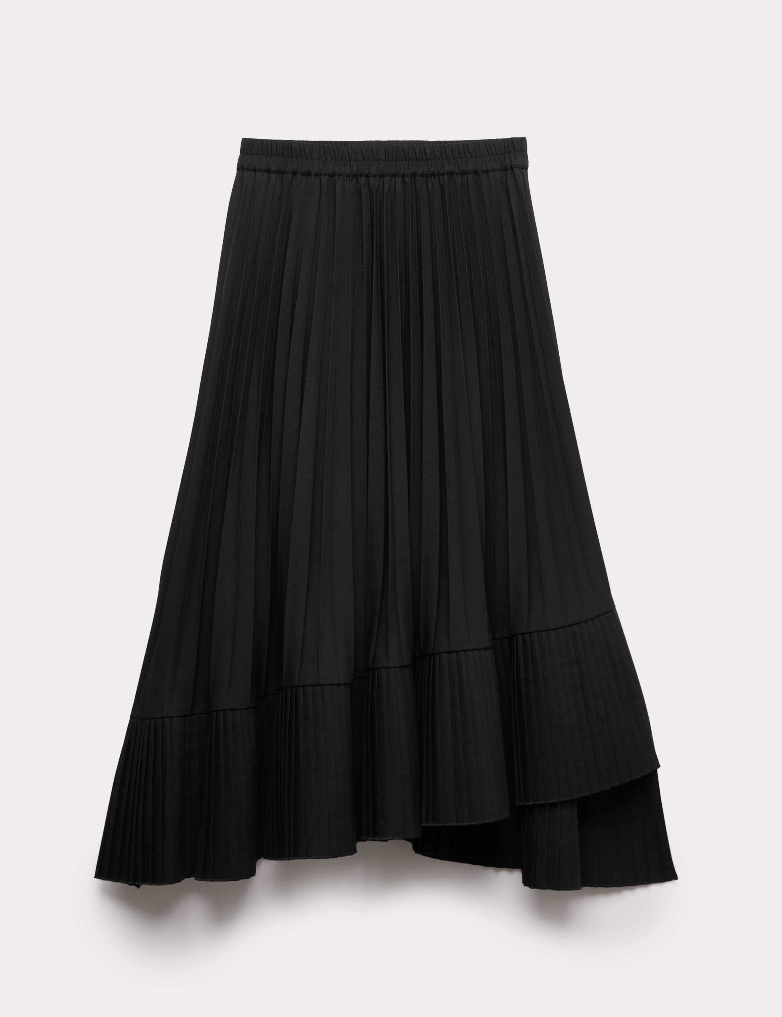 Pleated Midi Asymmetric Skirt 2 of 6
