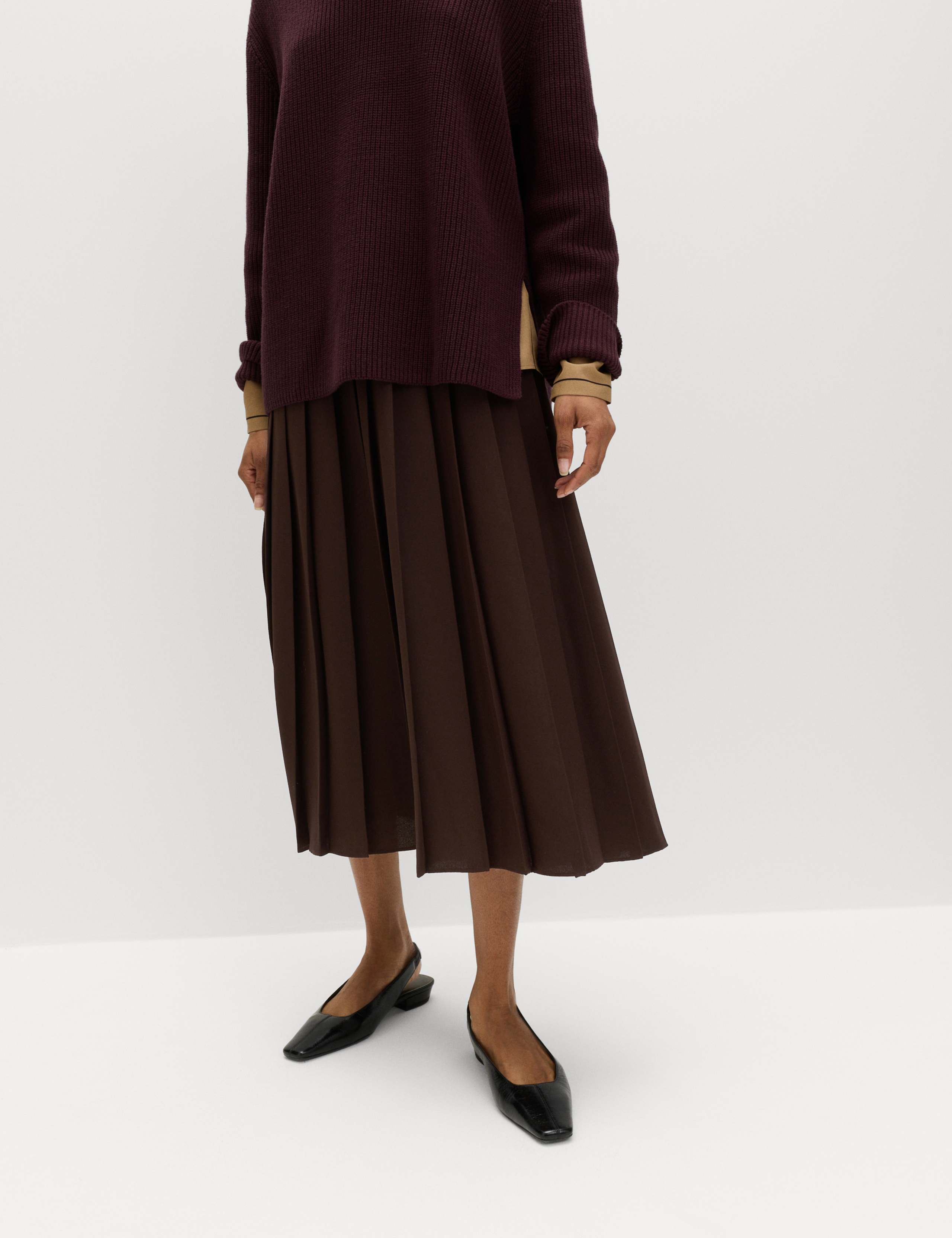 Pleated A-Line Skirt 6 of 6