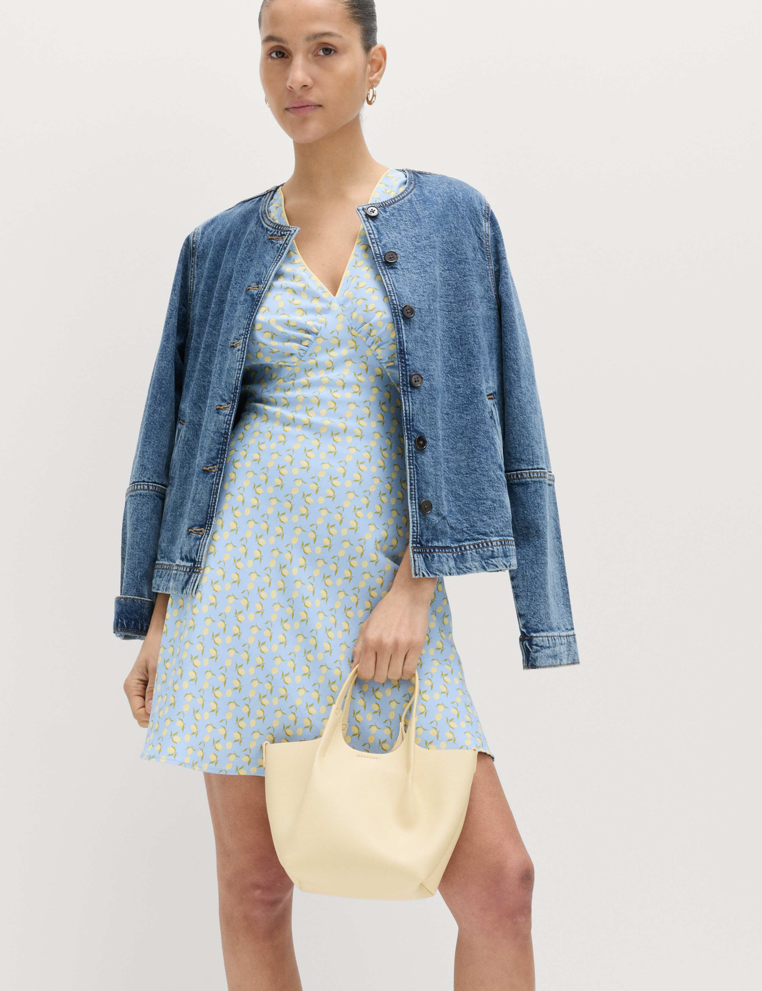 Printed Floral Mini Tea Dress 4 of 6