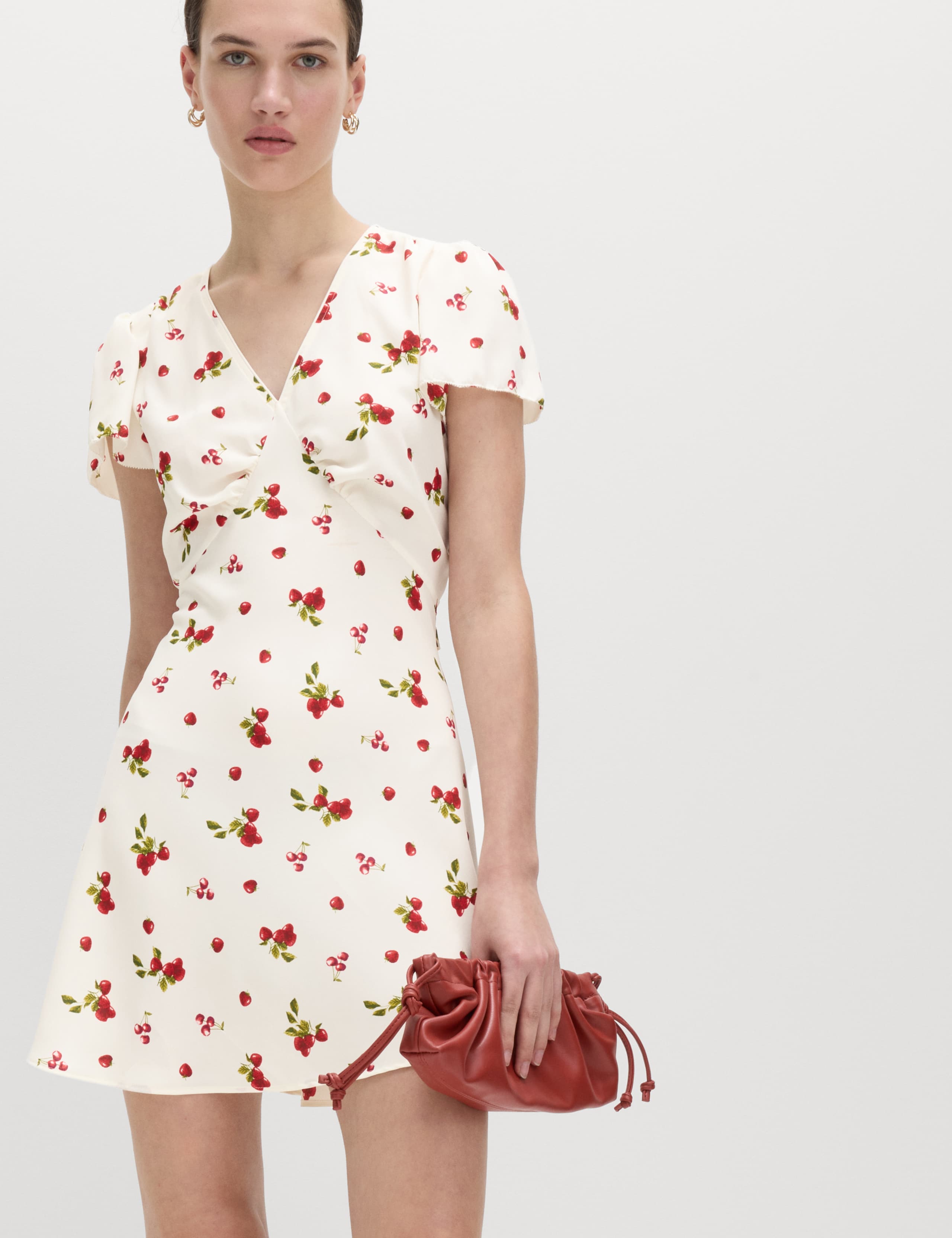 Printed Mini Tea Dress 2 of 6