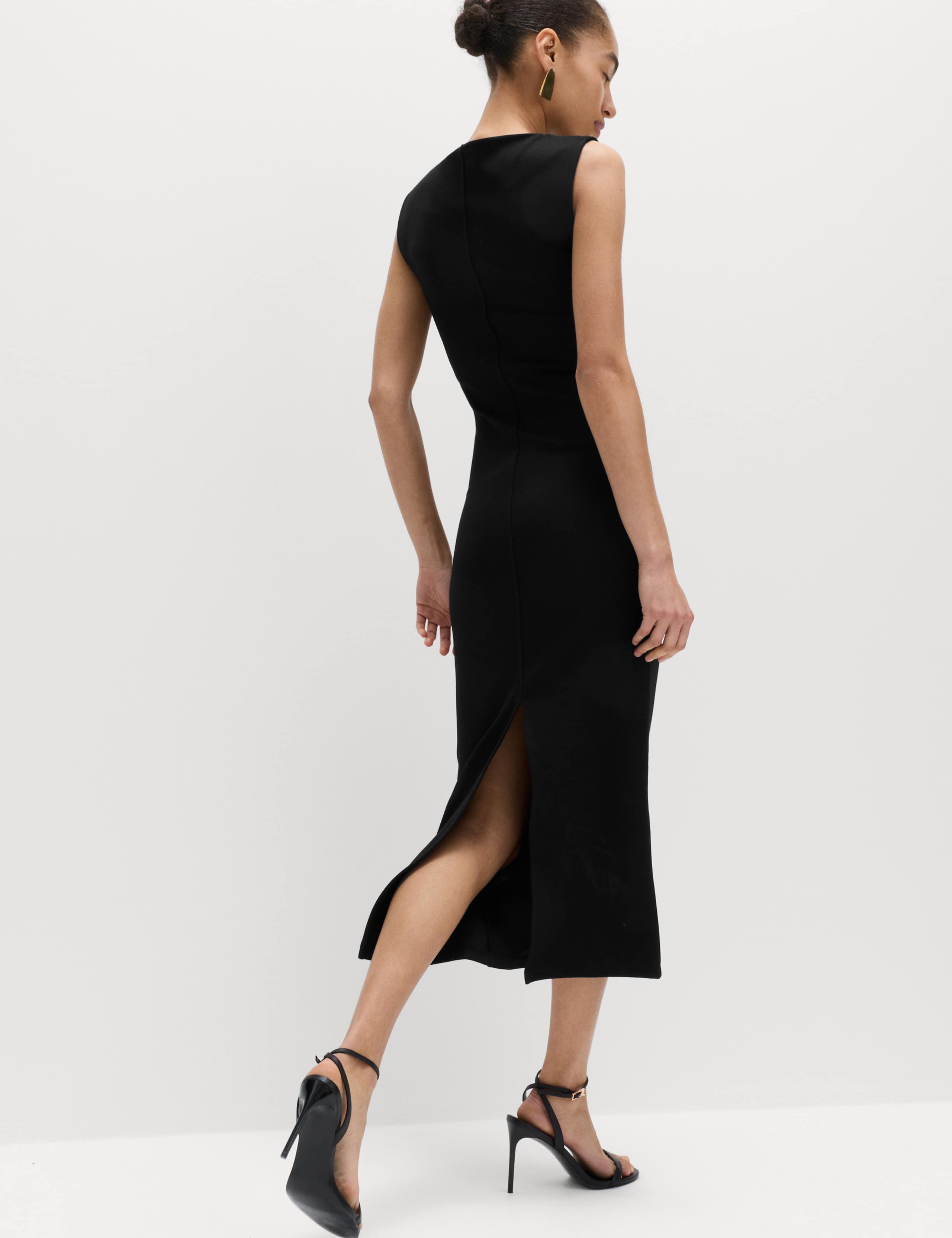 Jersey Midi Bodycon Dress 3 of 7