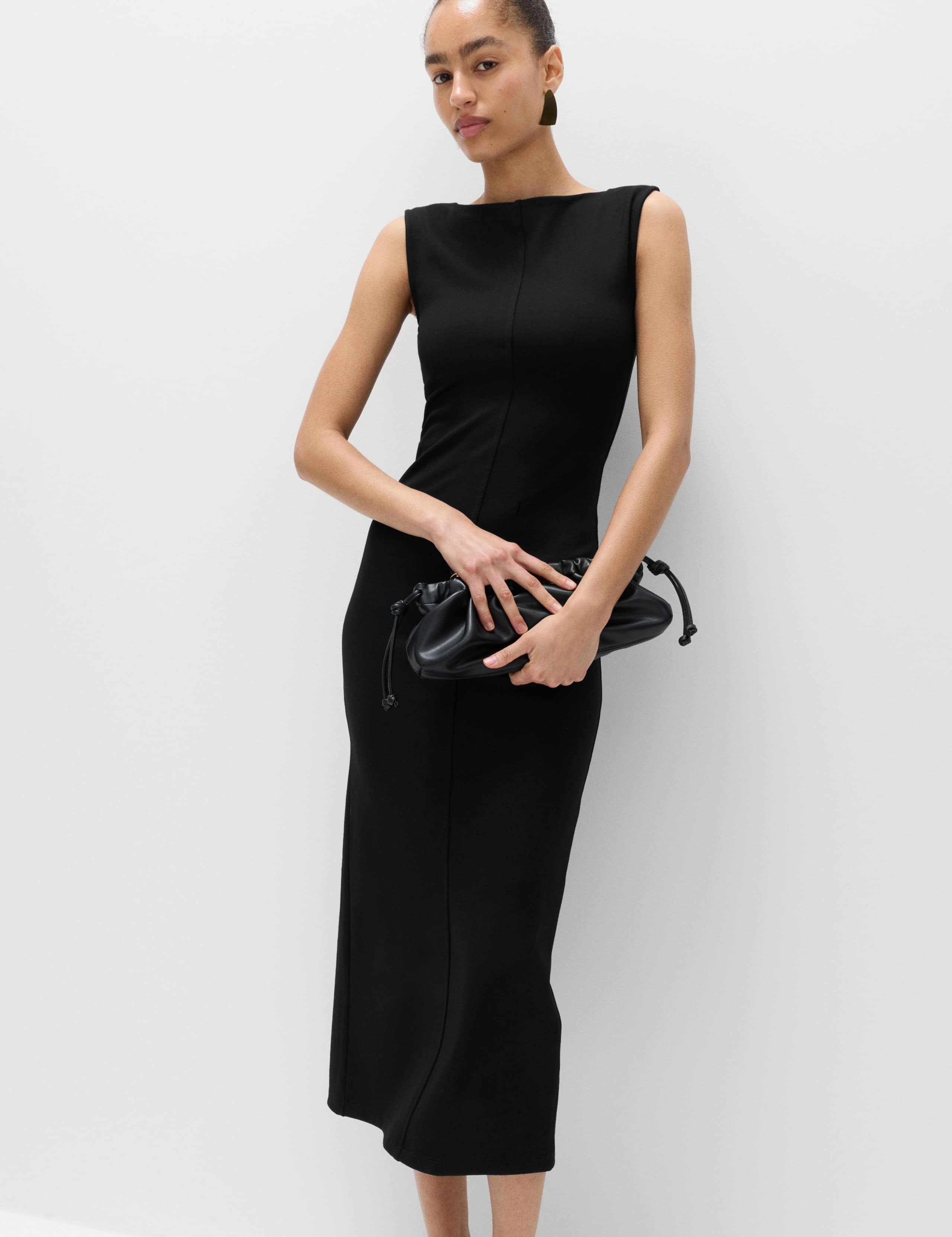 Jersey Midi Bodycon Dress 7 of 7