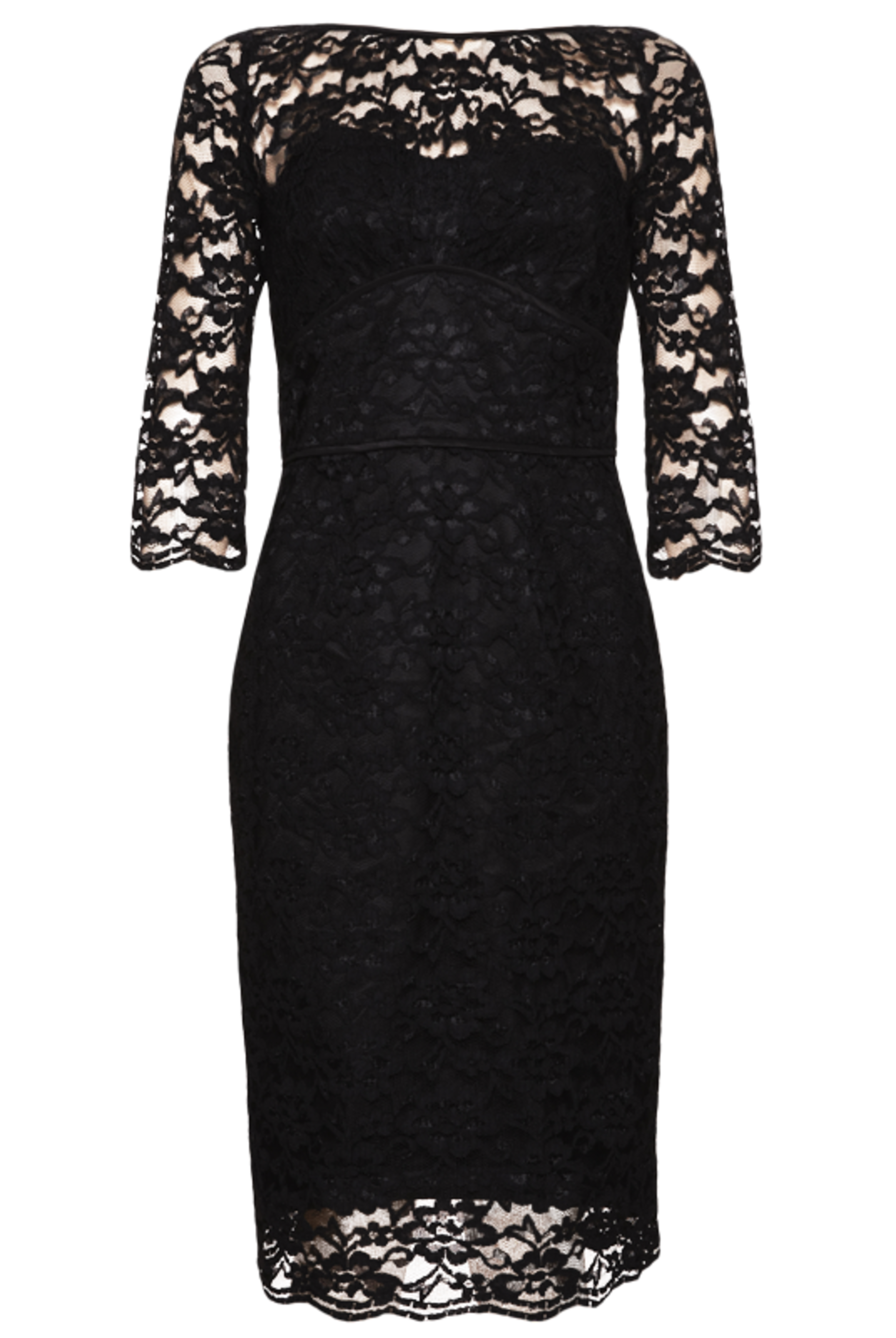 Floral Lace Shift Dress 2 of 2