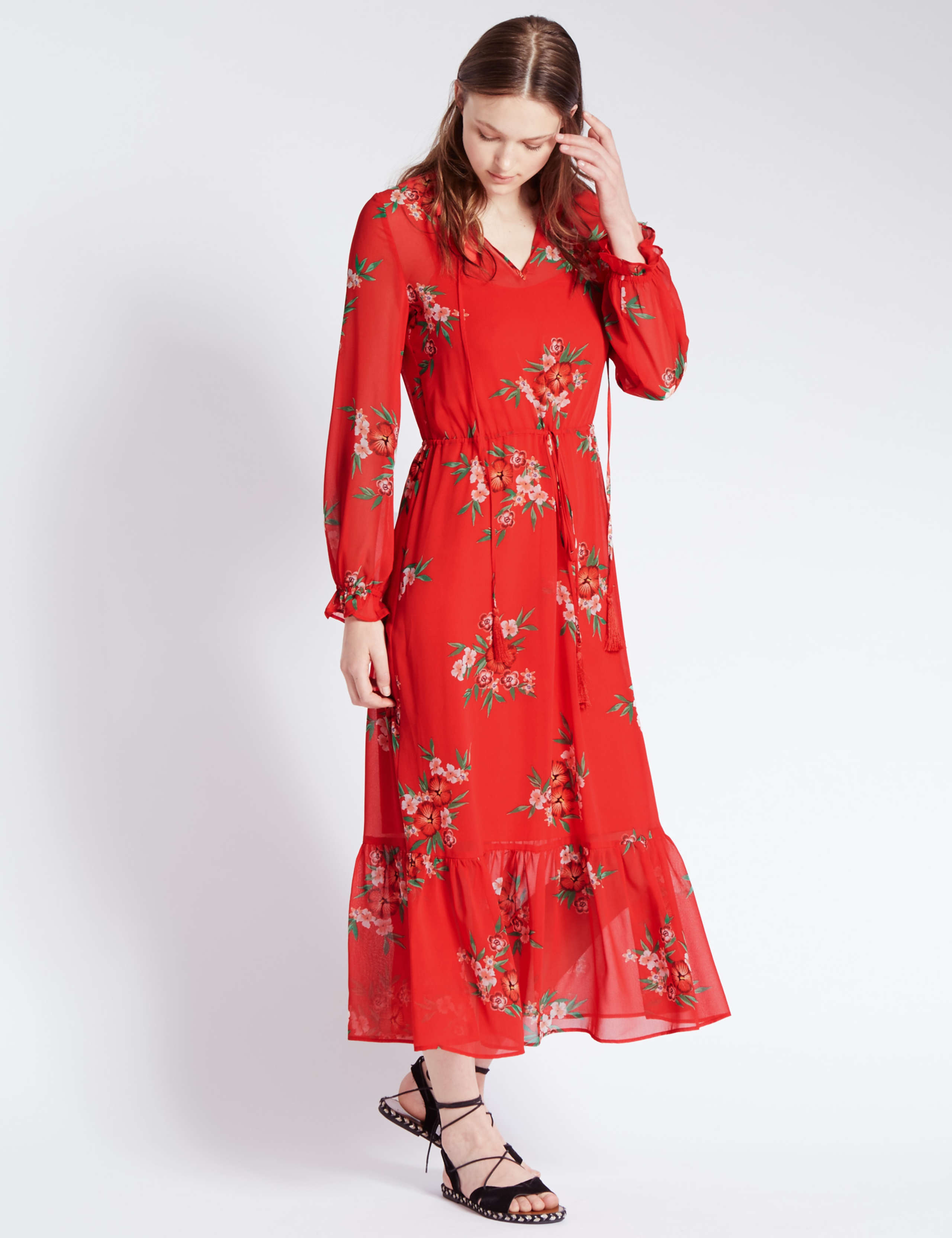 Boho Print Maxi Dress 1 of 3